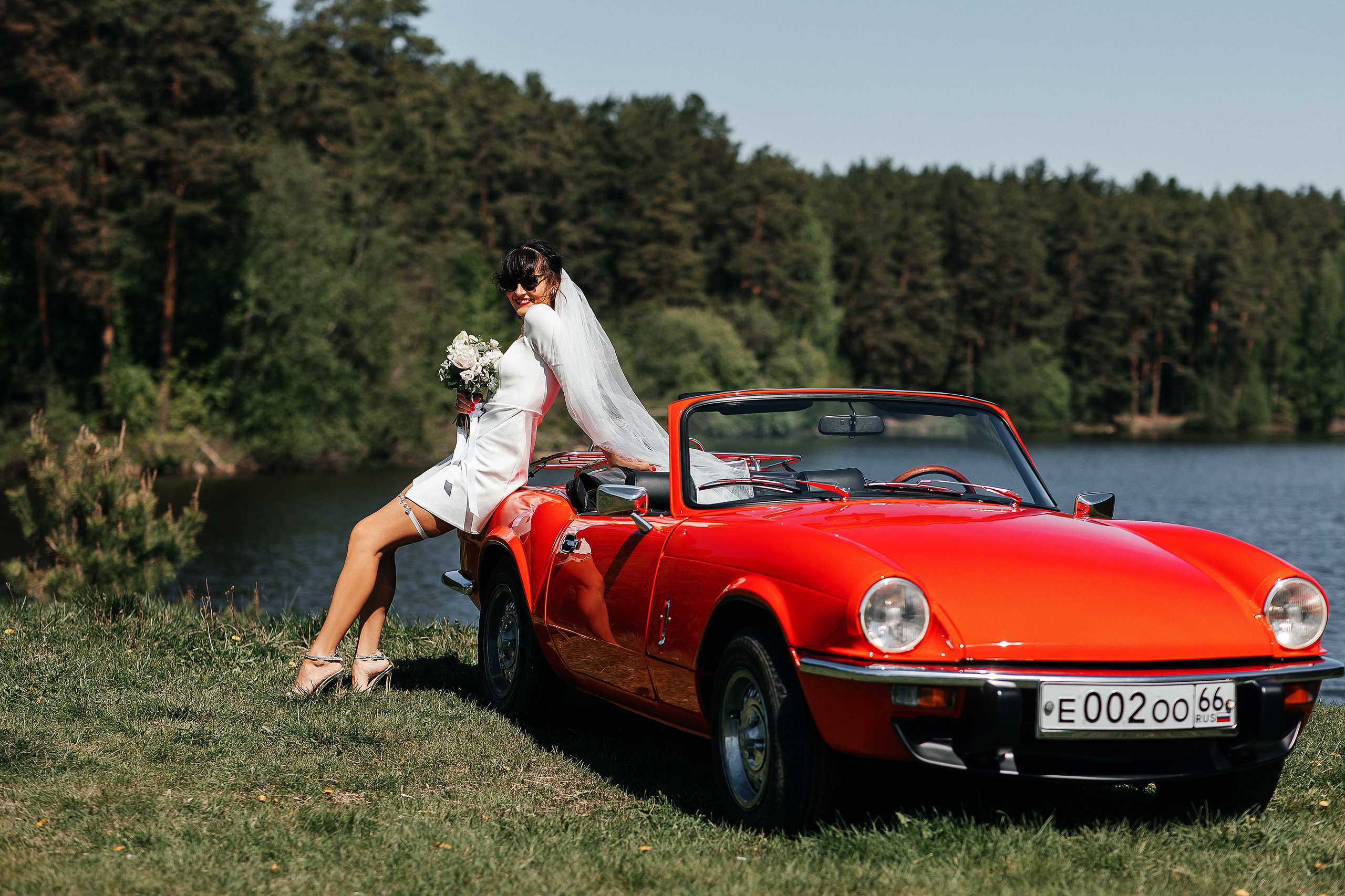 Кабриолет. Свадебный и портретный фотограф Алина Иванова. Екатеринбург-Москва