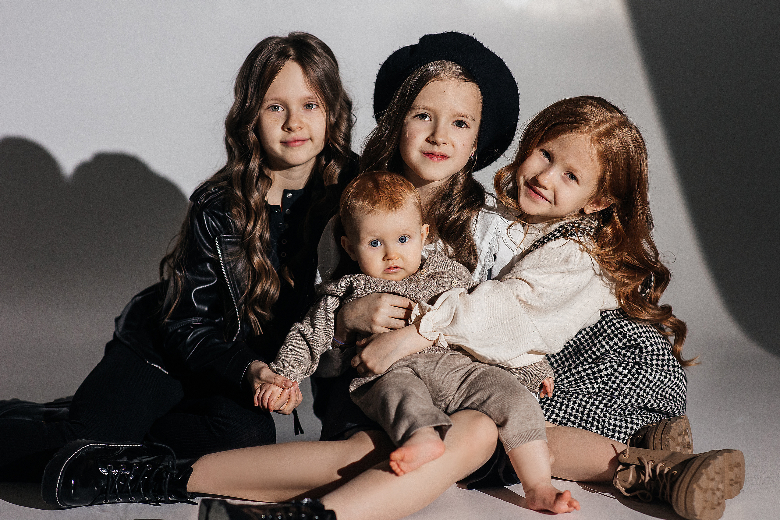 4 лапочки дочки. Свадебный и портретный фотограф Алина Иванова. Екатеринбург-Москва