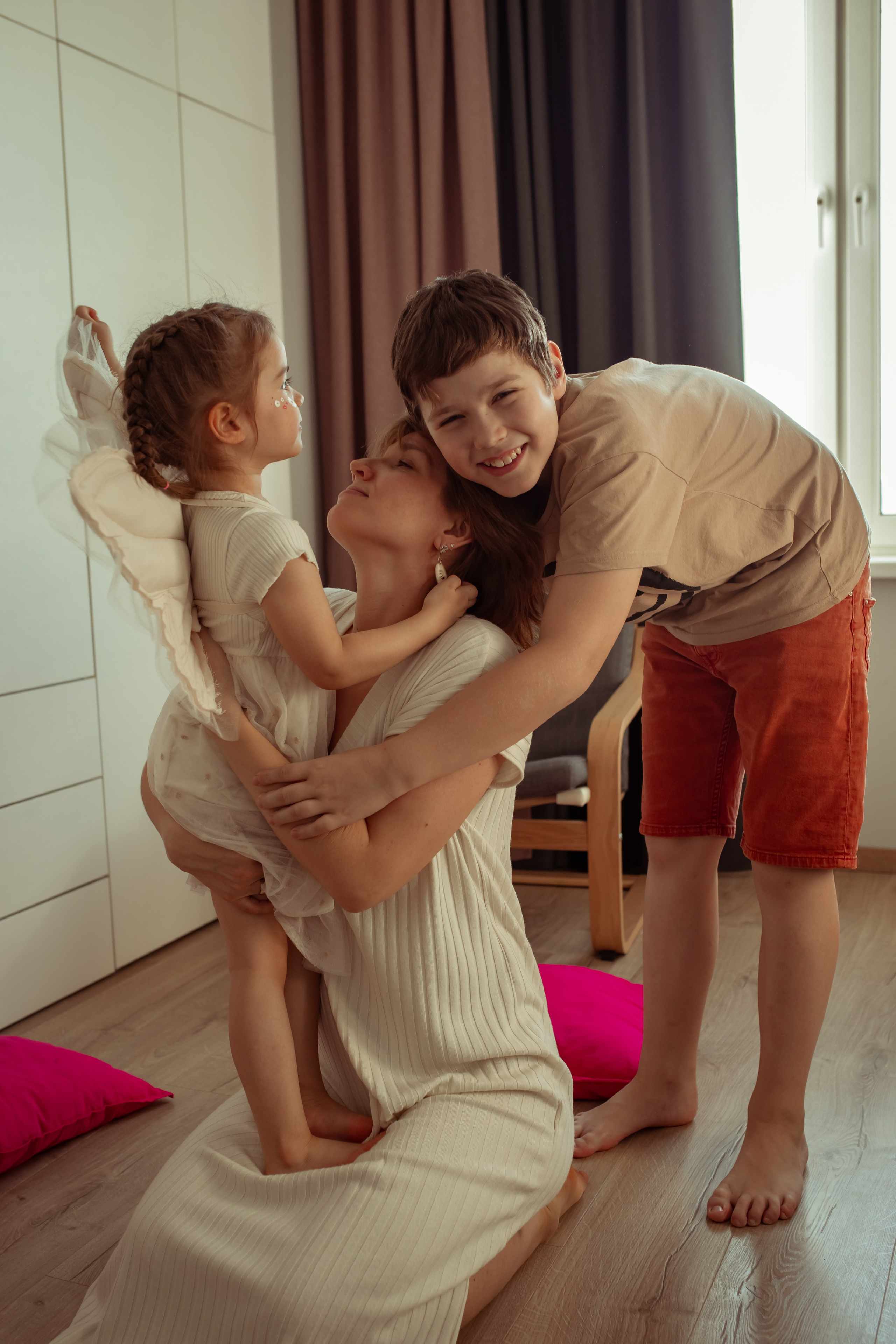 Александра, Максим, Евгений и Ксюша. Семейный и детский фотограф в Москве Дорогова Екатерина