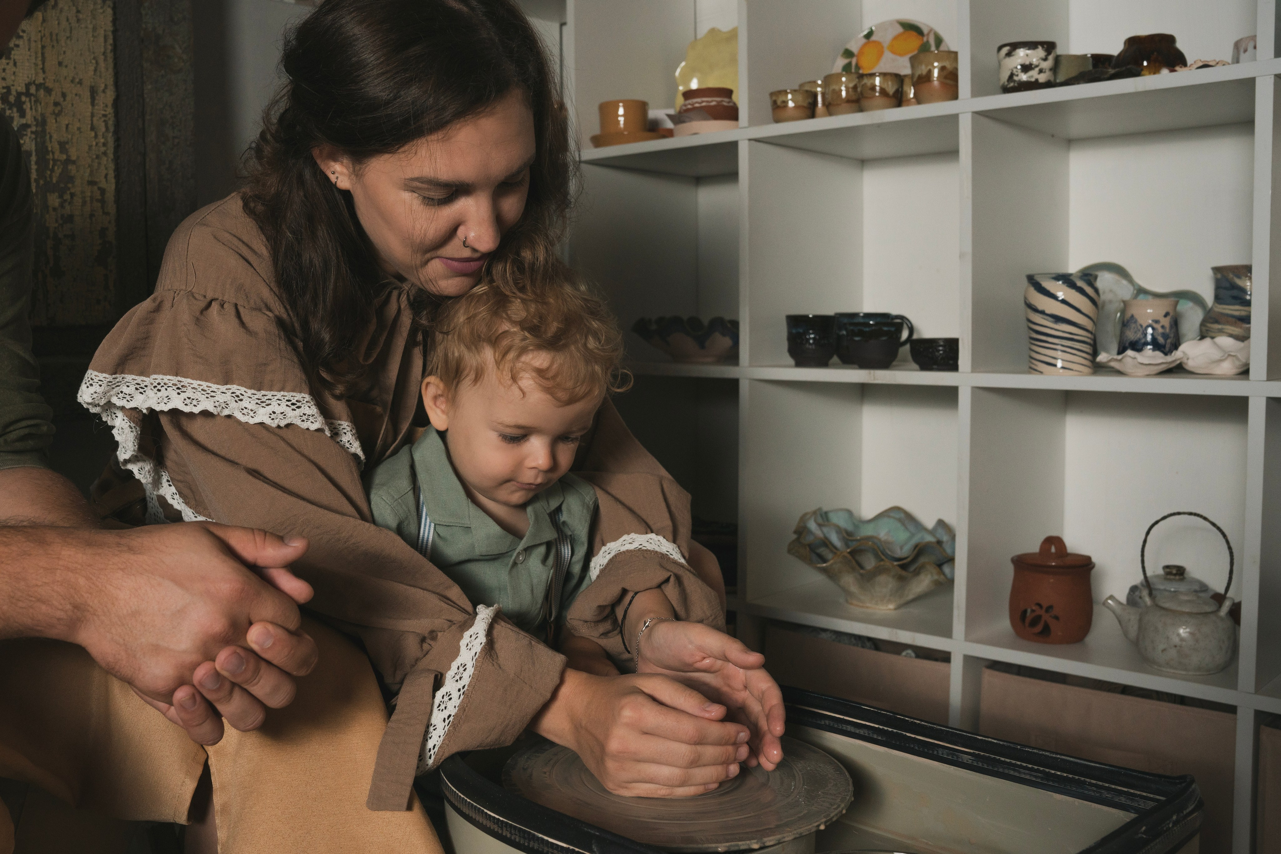 В гончарной. Семейный фотограф в Омске Александра Яровикова