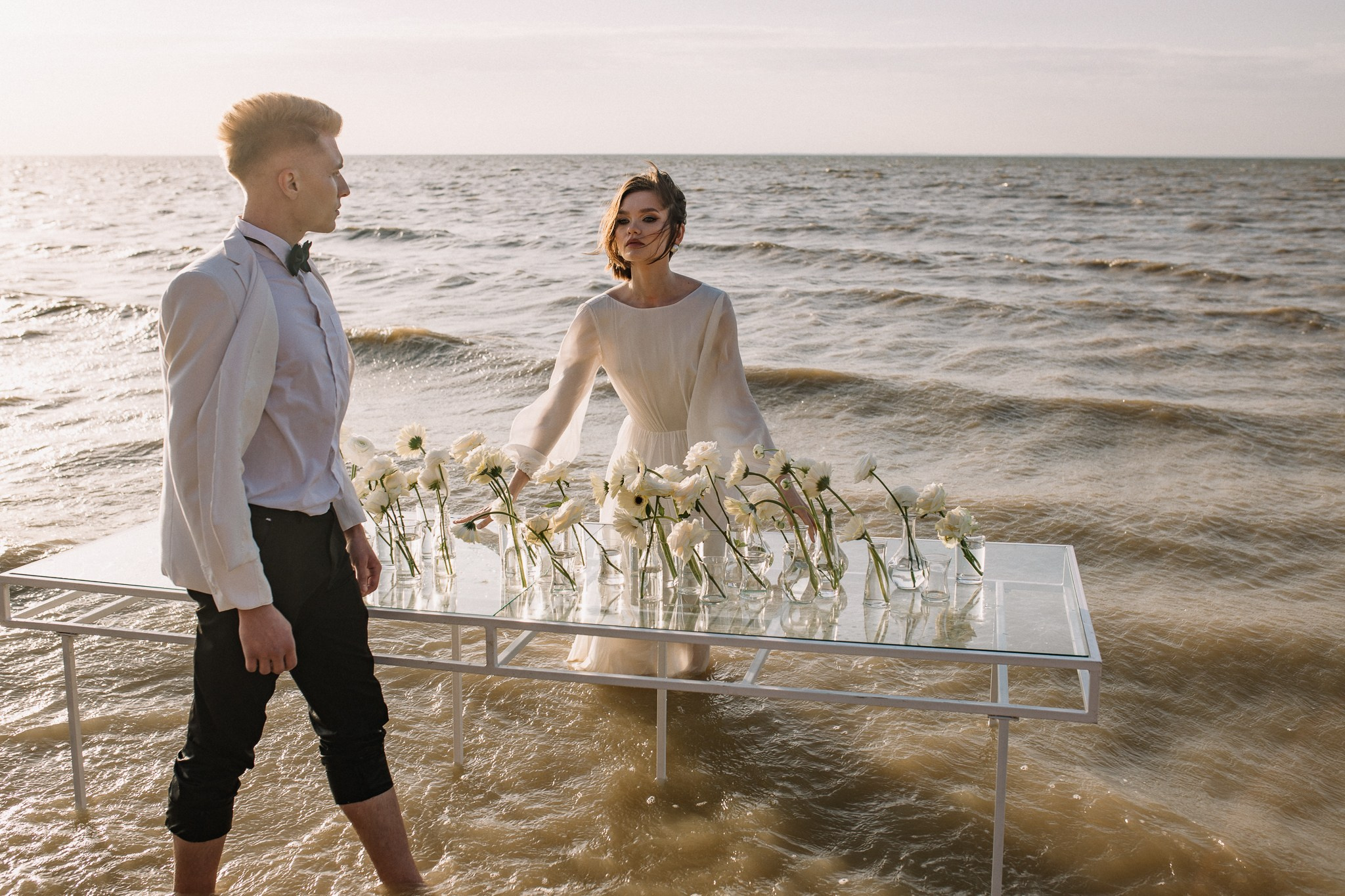 Клятва у волн: пляжная свадебная love story. Семейный и свадебный фотограф Ростове-на-Дону