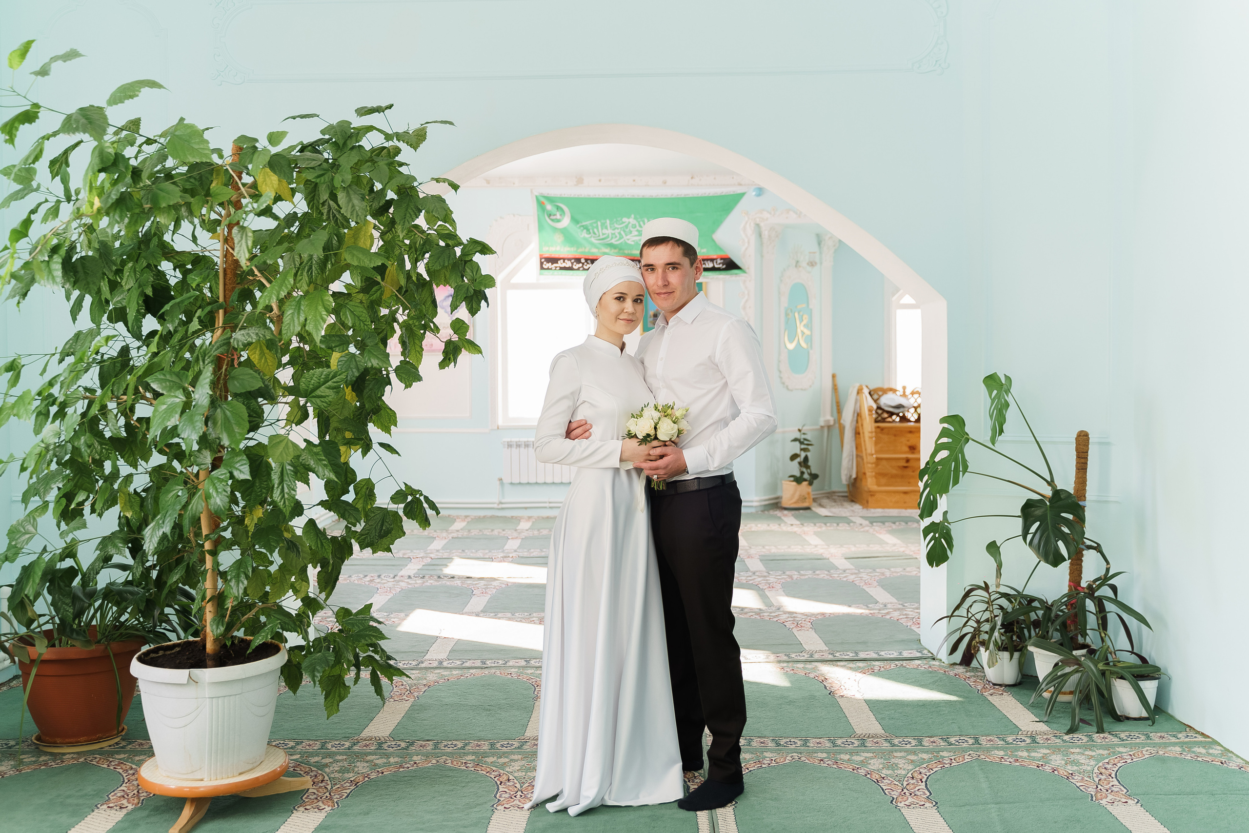 Алмаз и Юлия, Раевская мечеть. Свадебный семейный фотограф Ксения Божко Уфа Раевка никах в Нарыстау