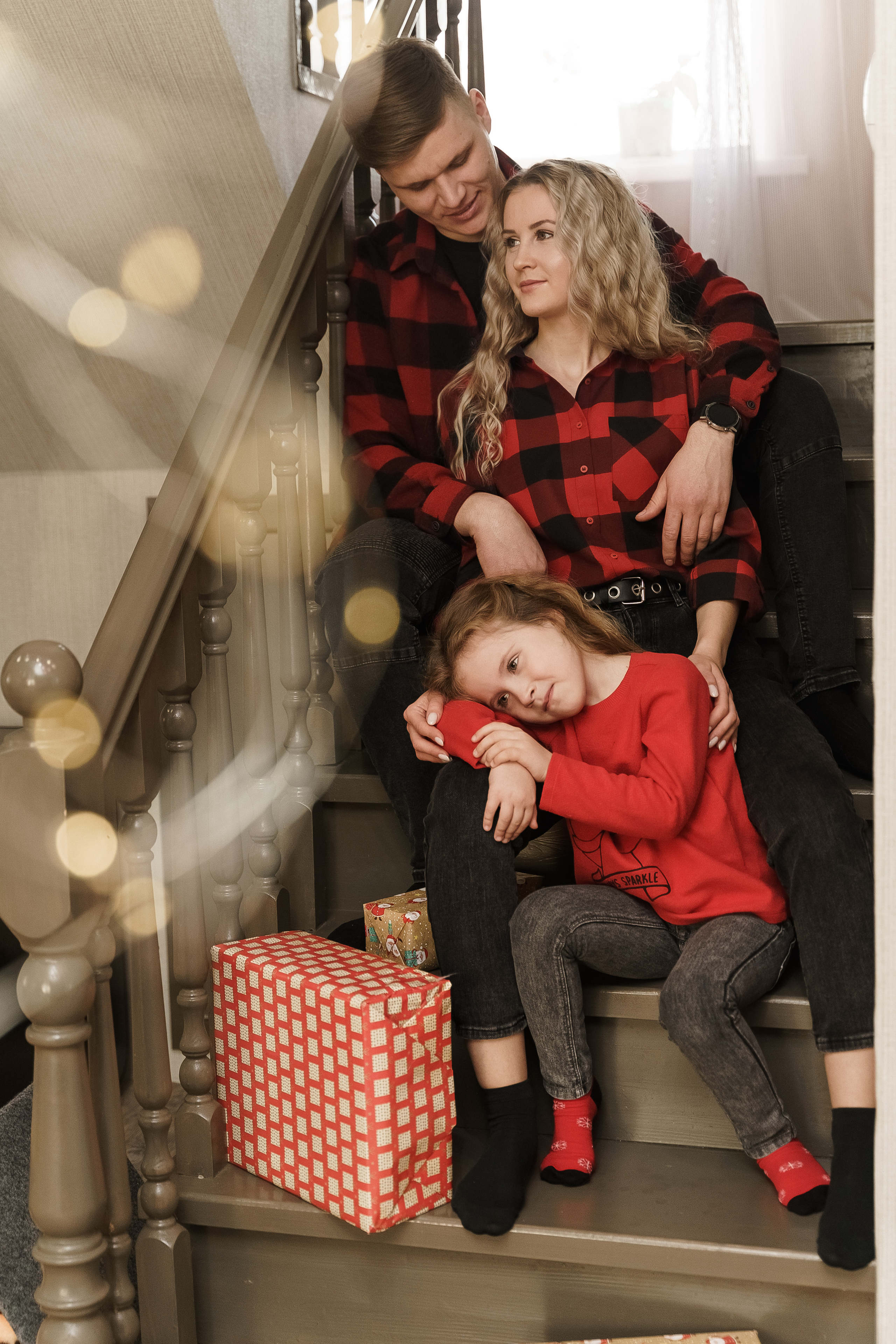 Алина, Алик и Малика — Новый год дома. Свадебный семейный фотограф Ксения Божко Уфа Раевка никах в Нарыстау