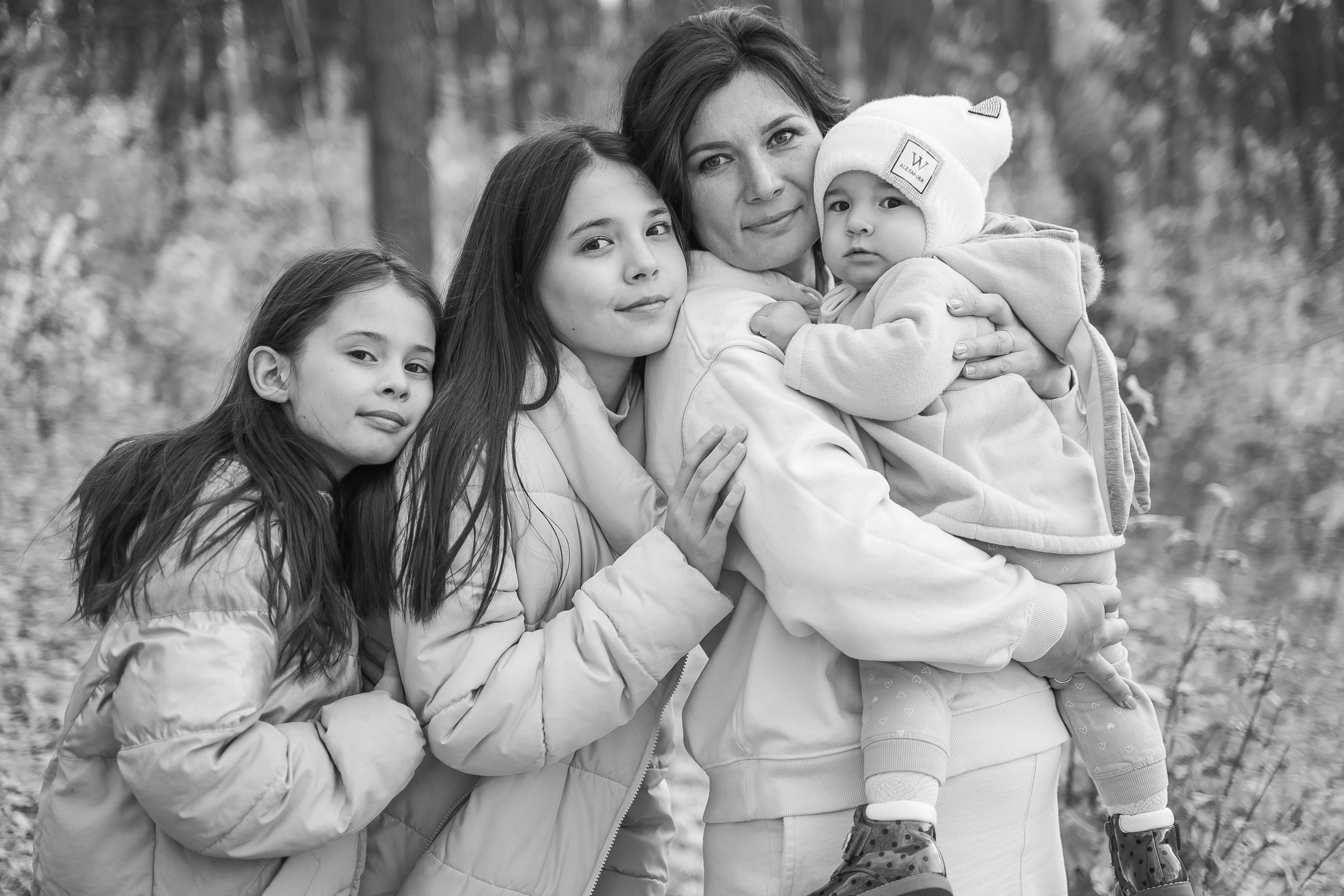 Лилия с дочками. Свадебный семейный фотограф Ксения Божко Уфа Раевка никах в Нарыстау