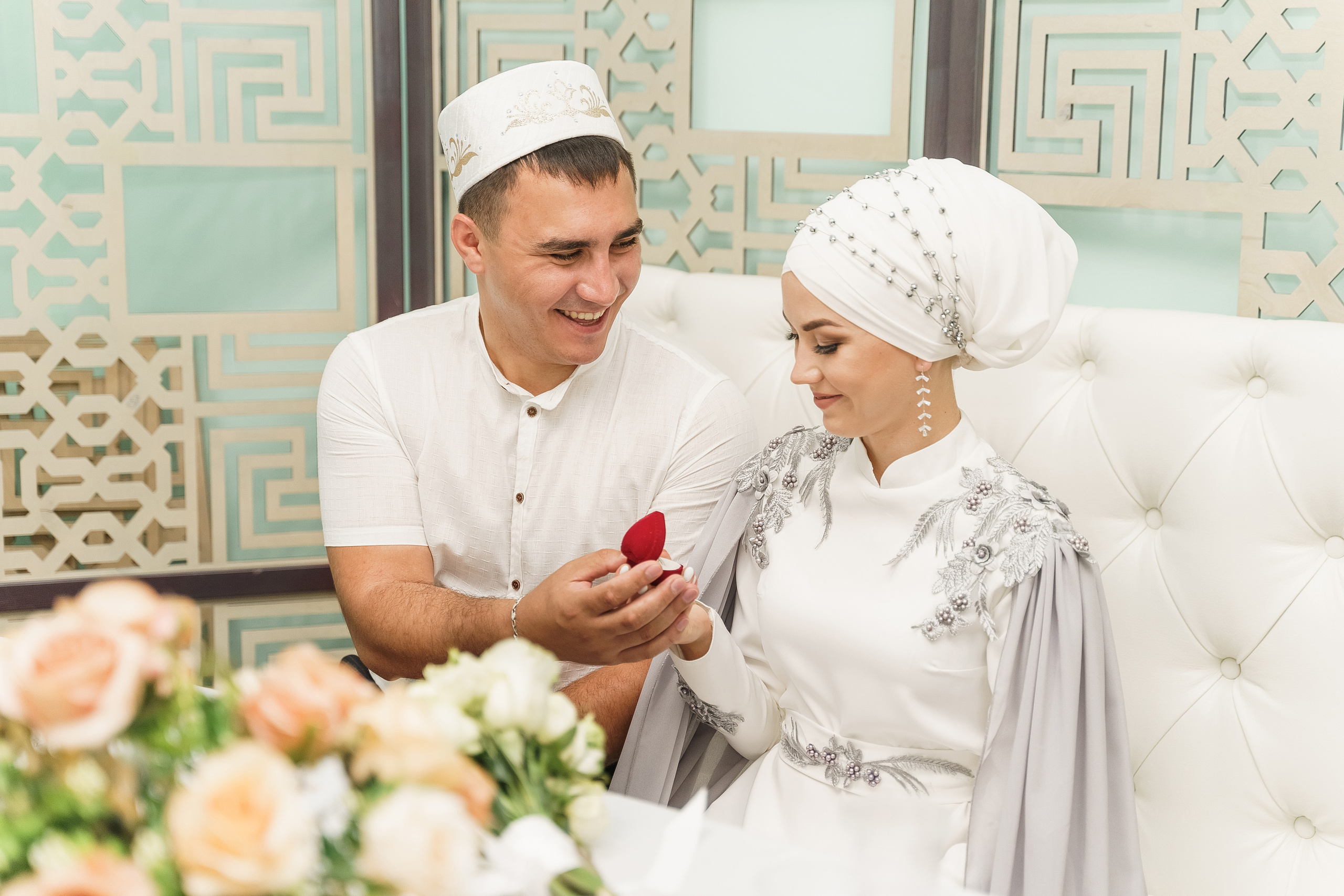 Венер и Линара, Соборная мечеть им. Хусаин-Бека. Свадебный семейный фотограф Ксения Божко Уфа Раевка никах в Нарыстау