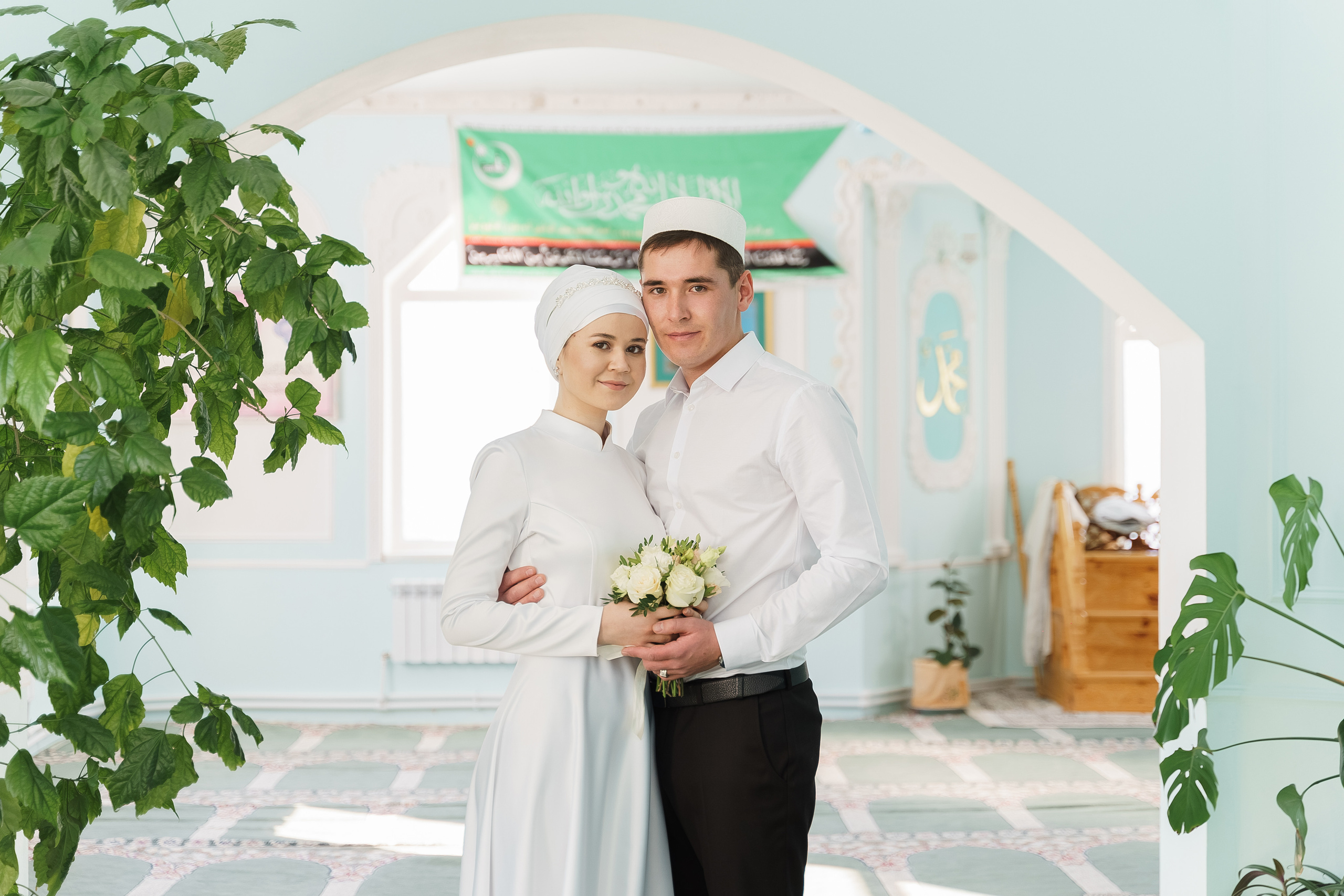 Алмаз и Юлия, Раевская мечеть. Свадебный семейный фотограф Ксения Божко Уфа Раевка никах в Нарыстау