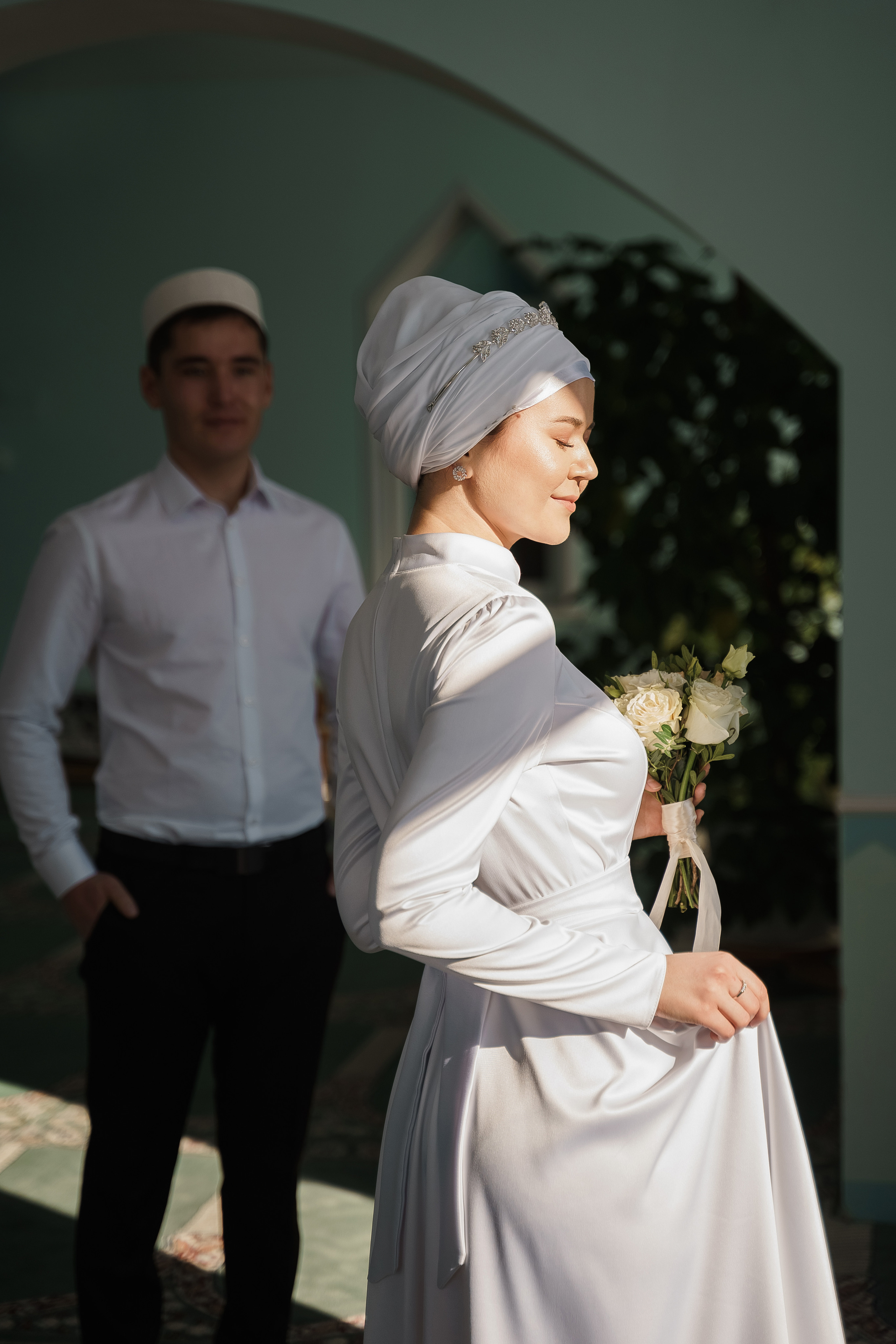 Алмаз и Юлия, Раевская мечеть. Свадебный семейный фотограф Ксения Божко Уфа Раевка никах в Нарыстау