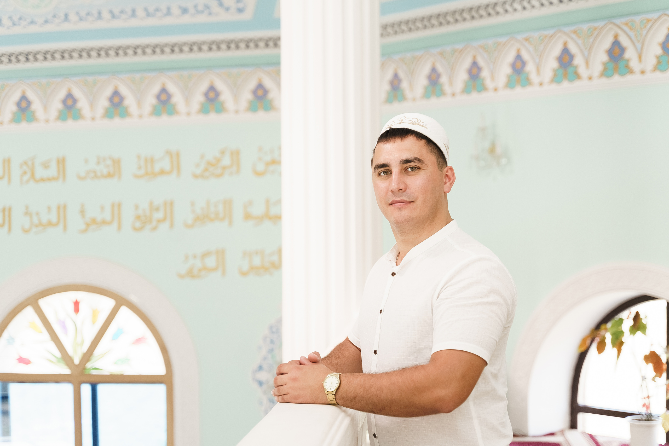 Венер и Линара, Соборная мечеть им. Хусаин-Бека. Свадебный семейный фотограф Ксения Божко Уфа Раевка никах в Нарыстау