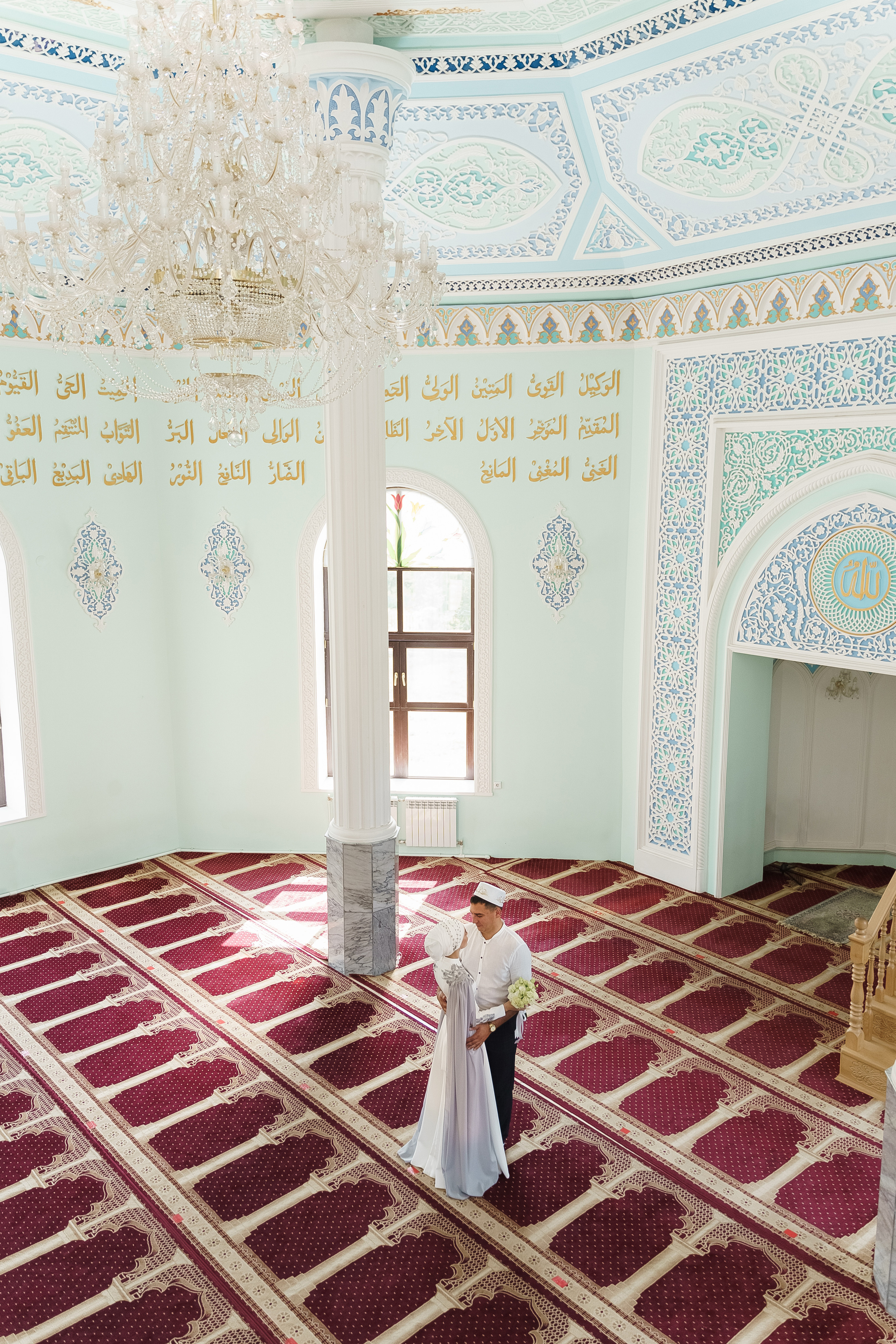 Венер и Линара, Соборная мечеть им. Хусаин-Бека. Свадебный семейный фотограф Ксения Божко Уфа Раевка никах в Нарыстау