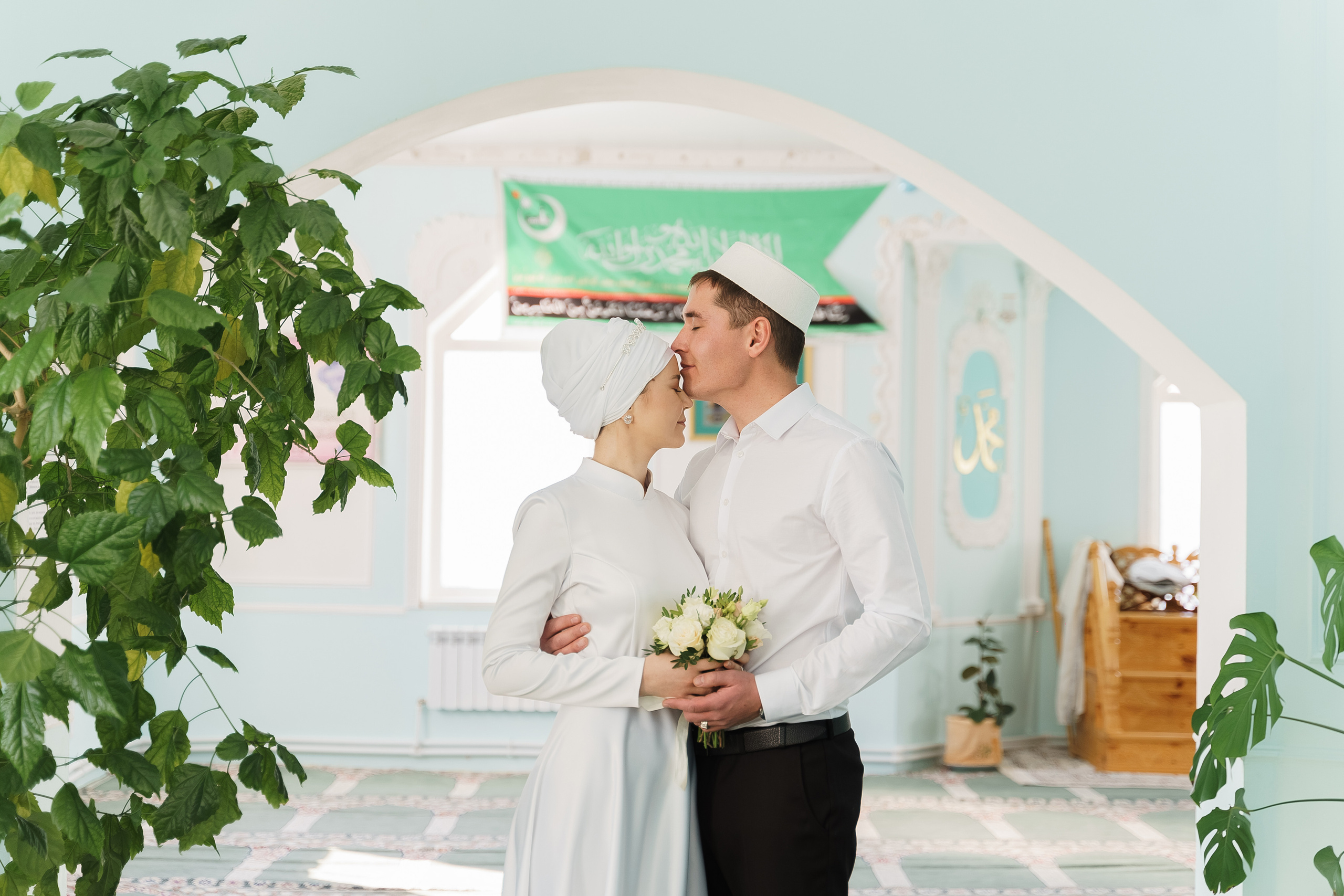 Алмаз и Юлия, Раевская мечеть. Свадебный семейный фотограф Ксения Божко Уфа Раевка никах в Нарыстау