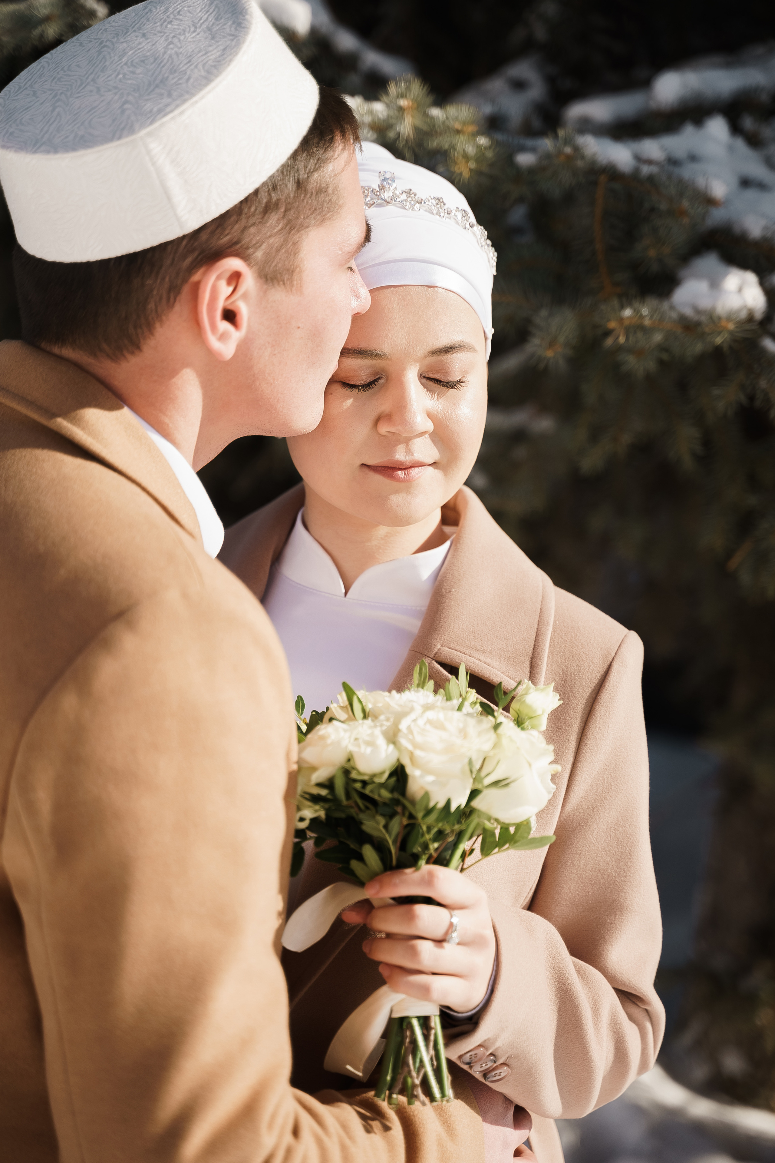 Алмаз и Юлия, Раевская мечеть. Свадебный семейный фотограф Ксения Божко Уфа Раевка никах в Нарыстау