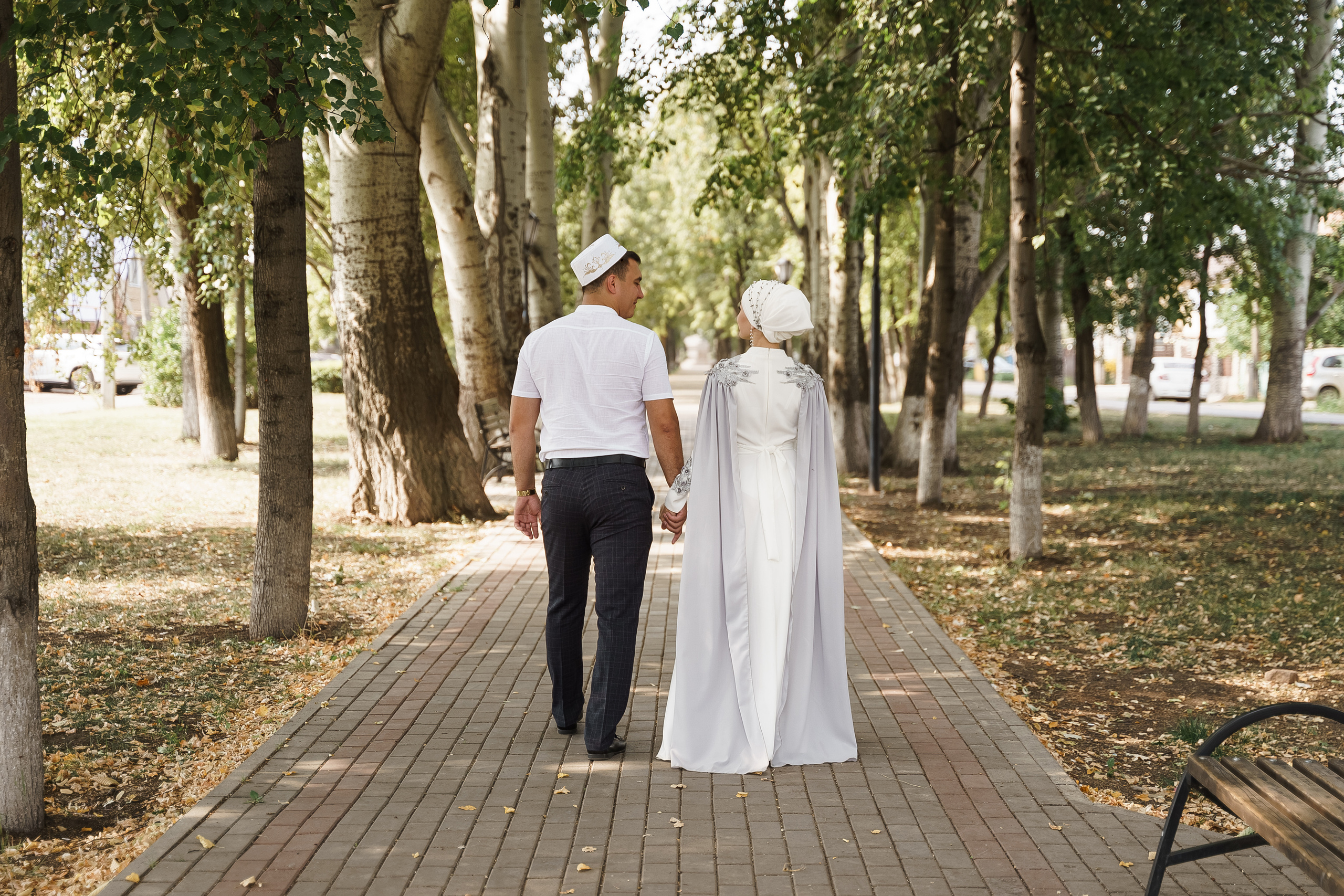 Венер и Линара, Соборная мечеть им. Хусаин-Бека. Свадебный семейный фотограф Ксения Божко Уфа Раевка никах в Нарыстау