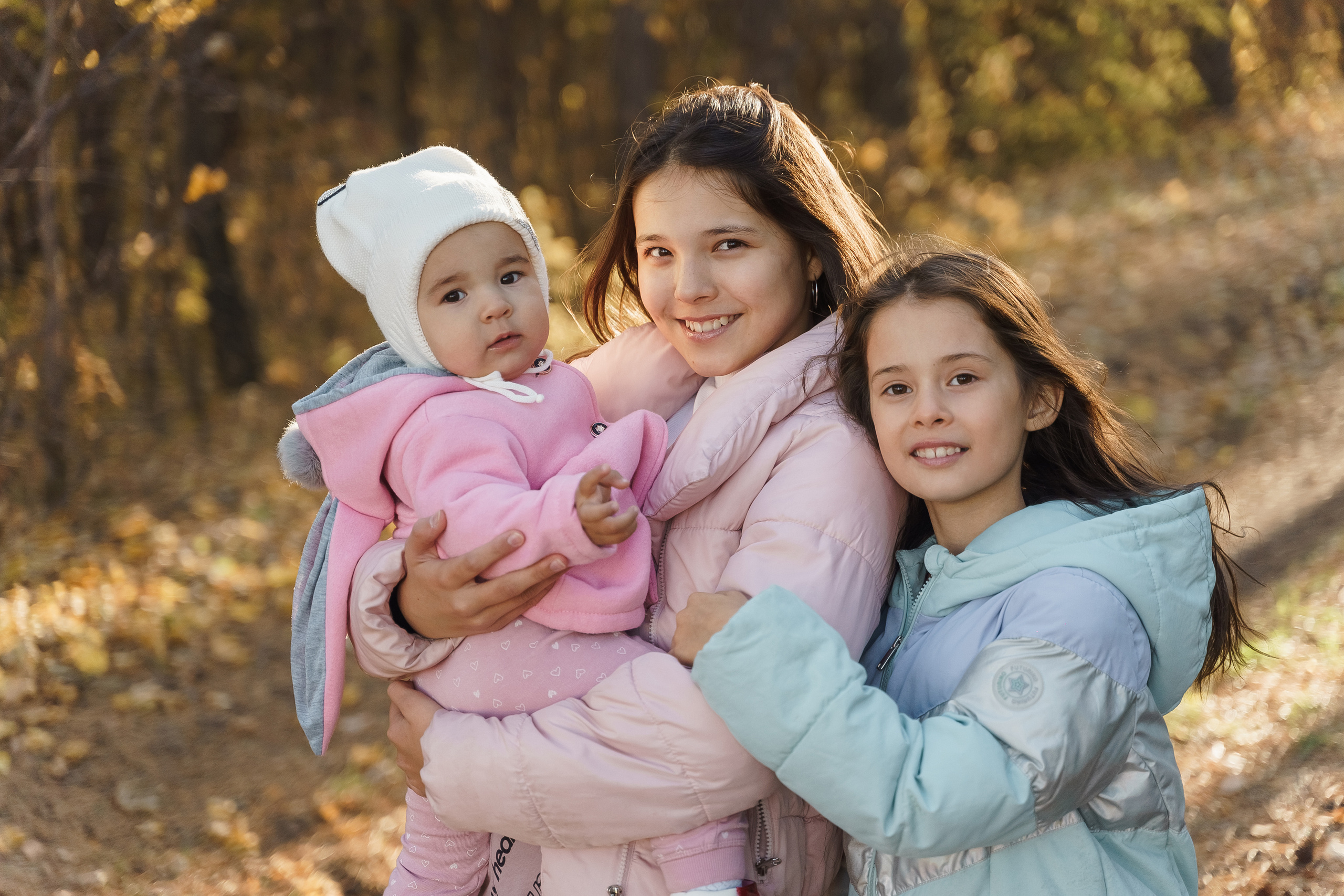 Лилия с дочками. Свадебный семейный фотограф Ксения Божко Уфа Раевка никах в Нарыстау