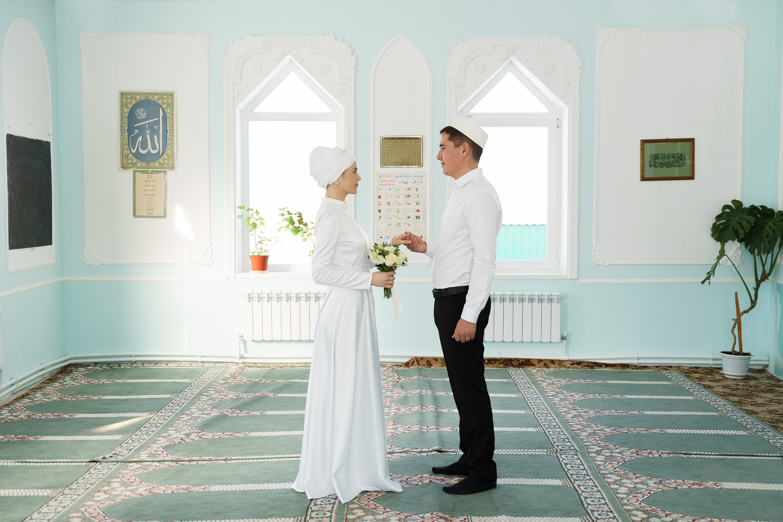 Алмаз и Юлия, Раевская мечеть. Свадебный семейный фотограф Ксения Божко Уфа Раевка никах в Нарыстау