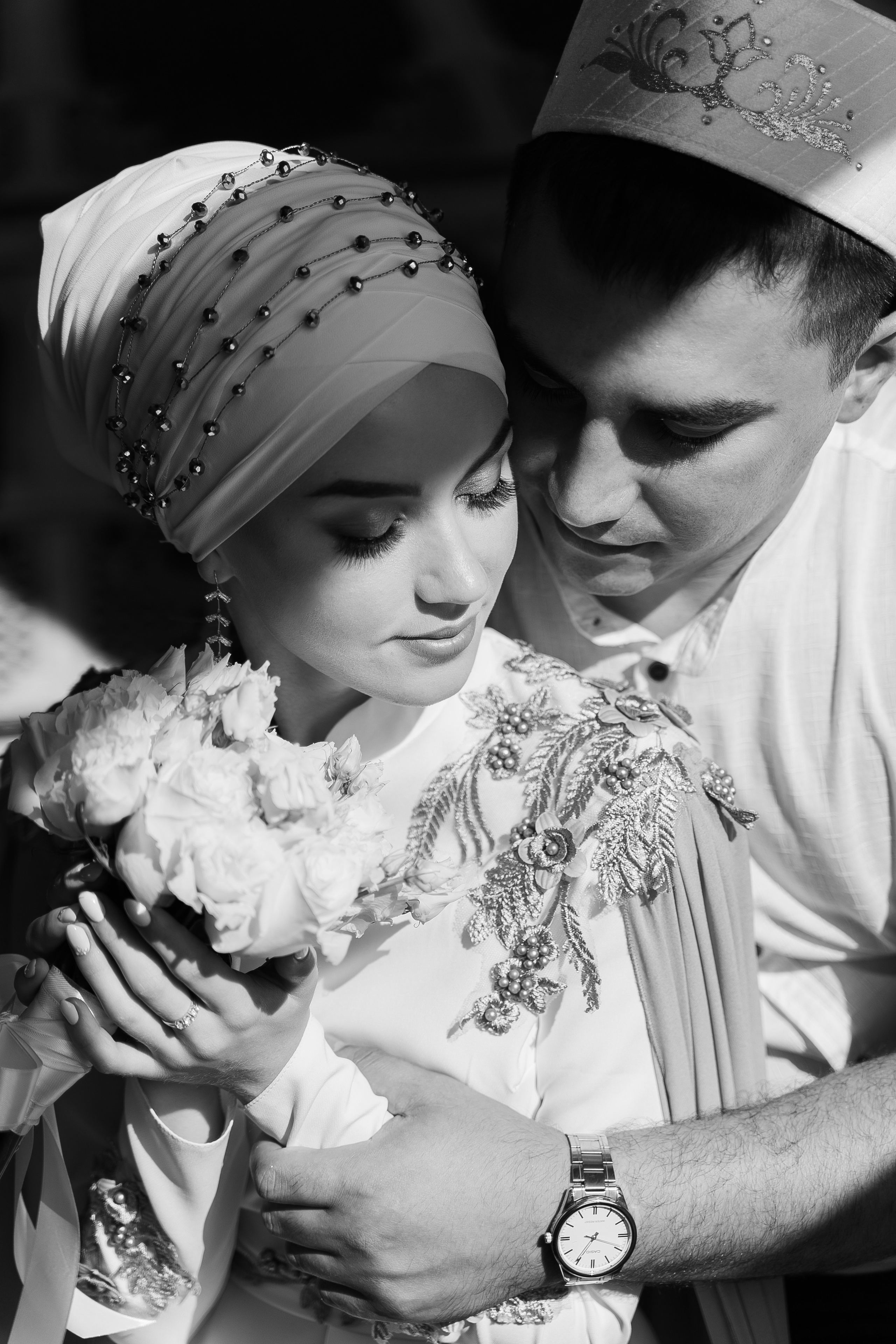 Венер и Линара, Соборная мечеть им. Хусаин-Бека. Свадебный семейный фотограф Ксения Божко Уфа Раевка никах в Нарыстау