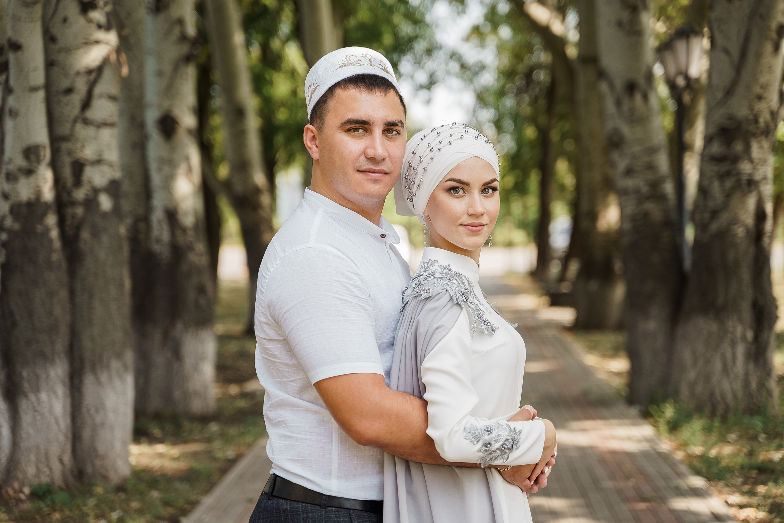 Венер и Линара, Соборная мечеть им. Хусаин-Бека. Свадебный семейный фотограф Ксения Божко Уфа Раевка никах в Нарыстау