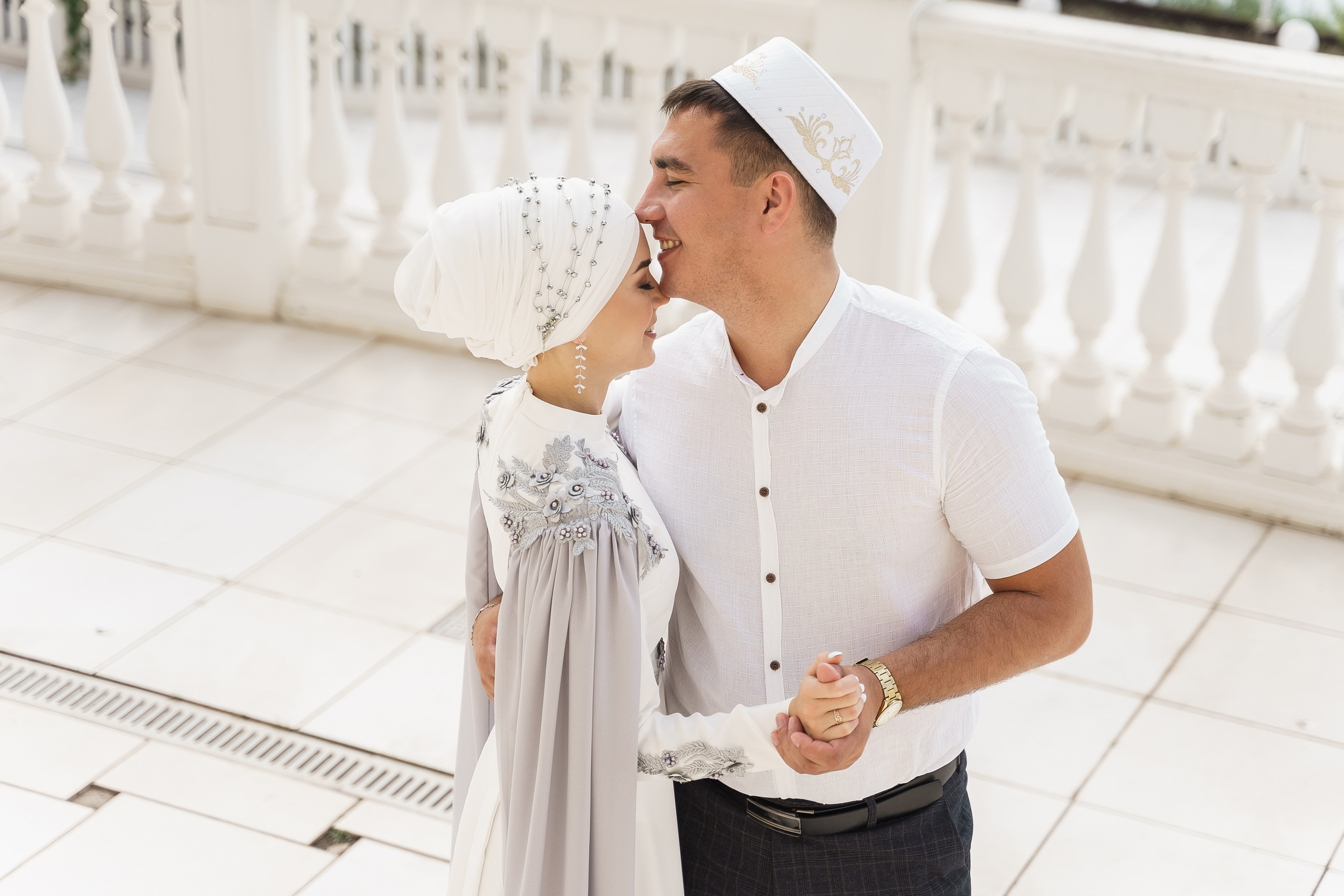 Венер и Линара, Соборная мечеть им. Хусаин-Бека. Свадебный семейный фотограф Ксения Божко Уфа Раевка никах в Нарыстау