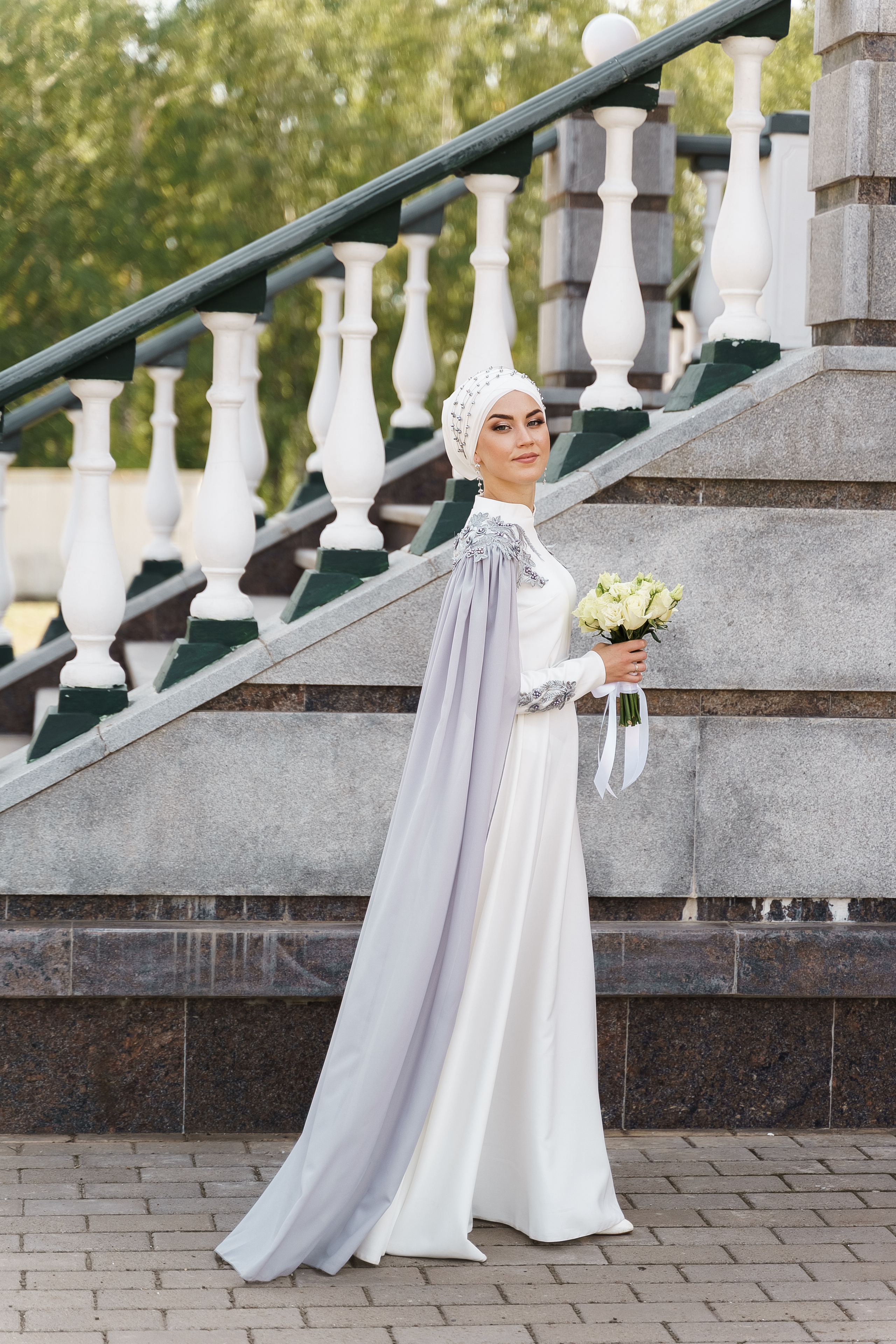 Венер и Линара, Соборная мечеть им. Хусаин-Бека. Свадебный семейный фотограф Ксения Божко Уфа Раевка никах в Нарыстау