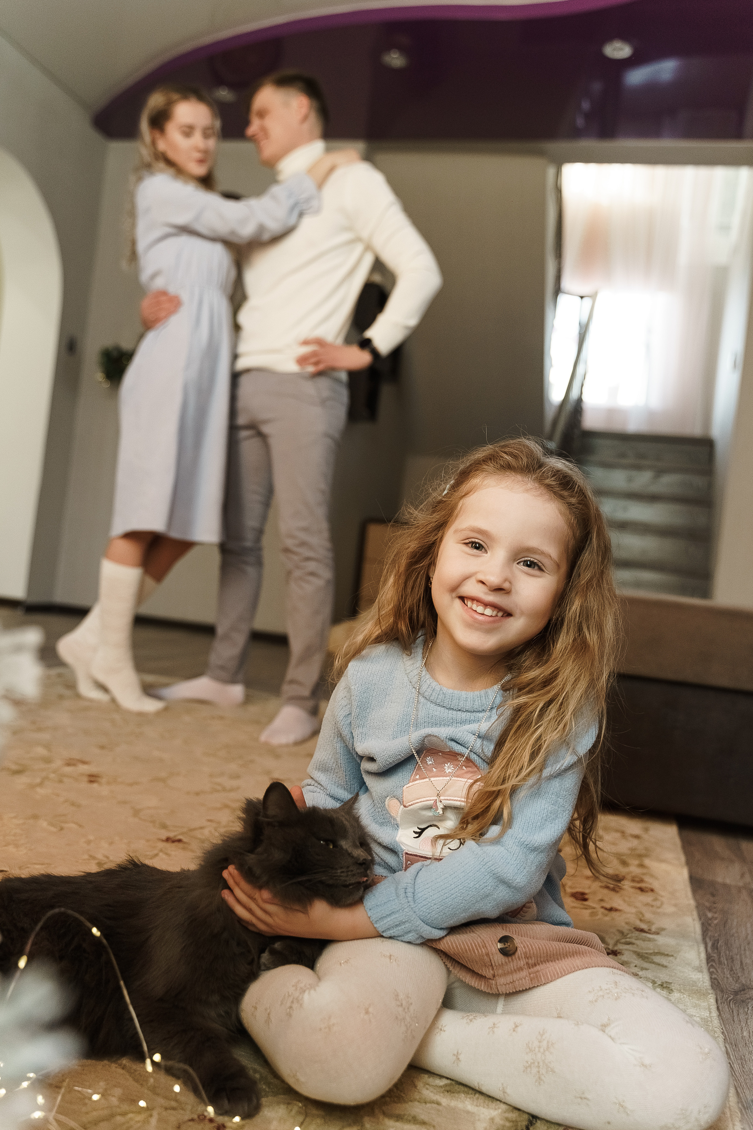 Алина, Алик и Малика — Новый год дома. Свадебный семейный фотограф Ксения Божко Уфа Раевка никах в Нарыстау