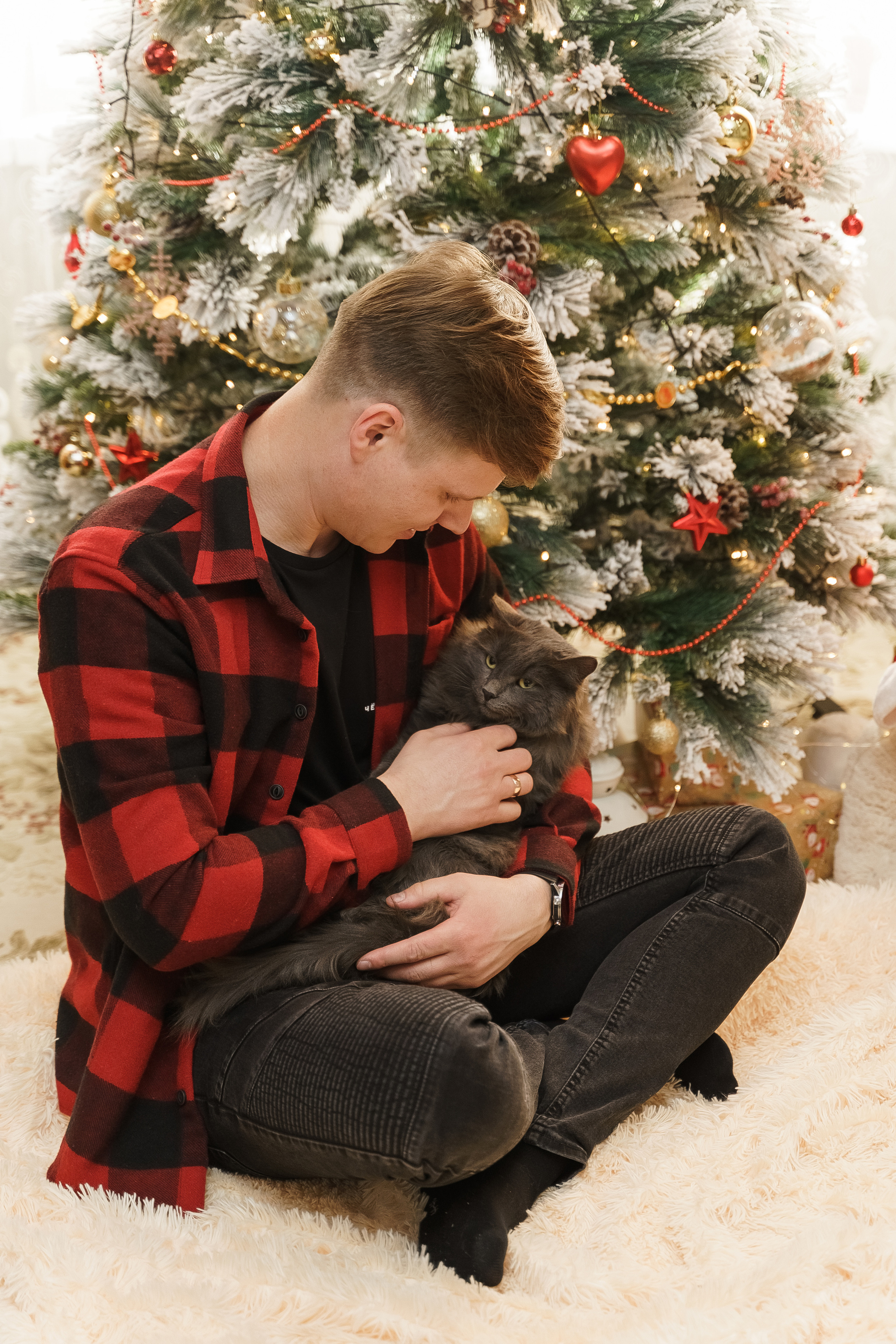 Алина, Алик и Малика — Новый год дома. Свадебный семейный фотограф Ксения Божко Уфа Раевка никах в Нарыстау