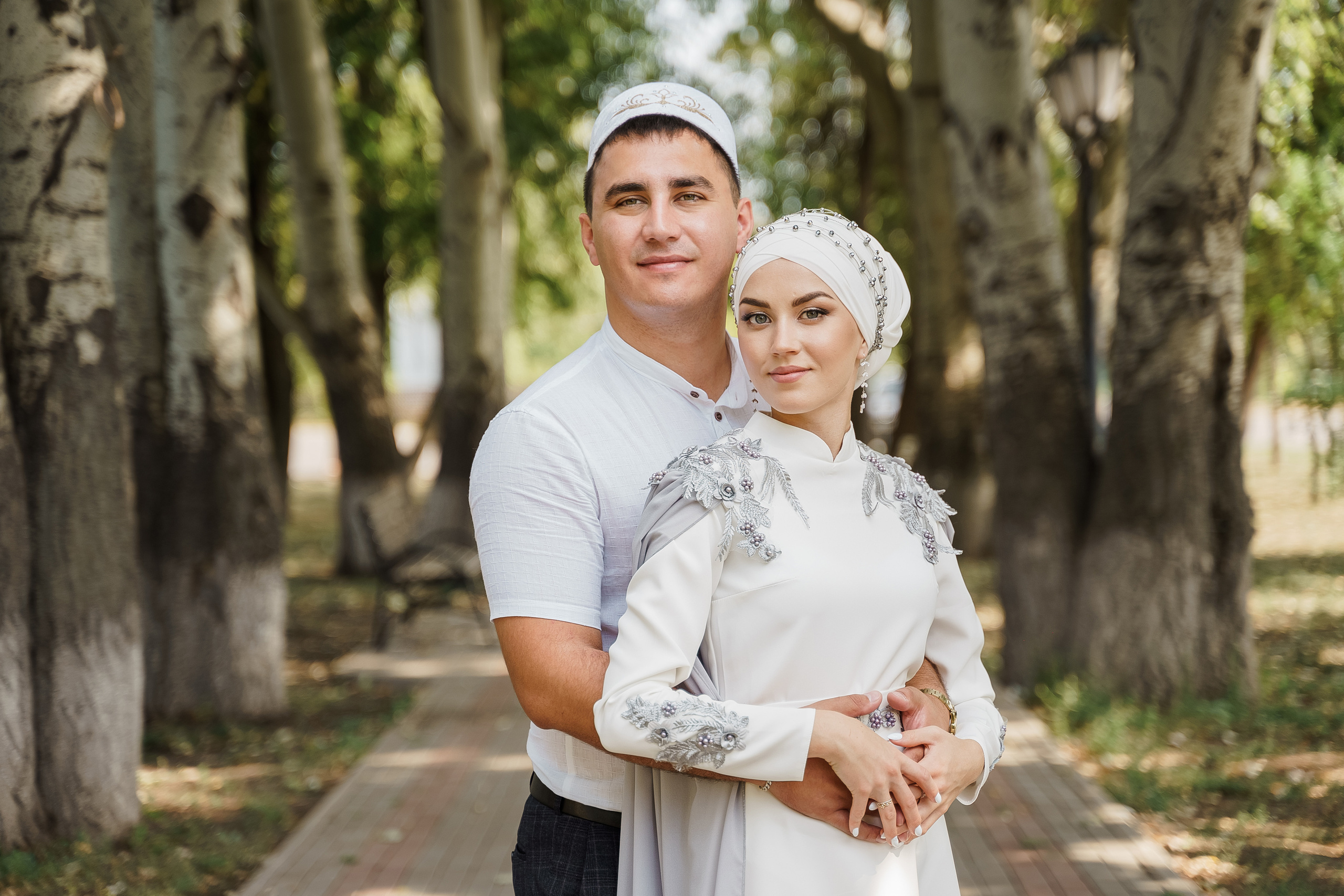 Венер и Линара, Соборная мечеть им. Хусаин-Бека. Свадебный семейный фотограф Ксения Божко Уфа Раевка никах в Нарыстау