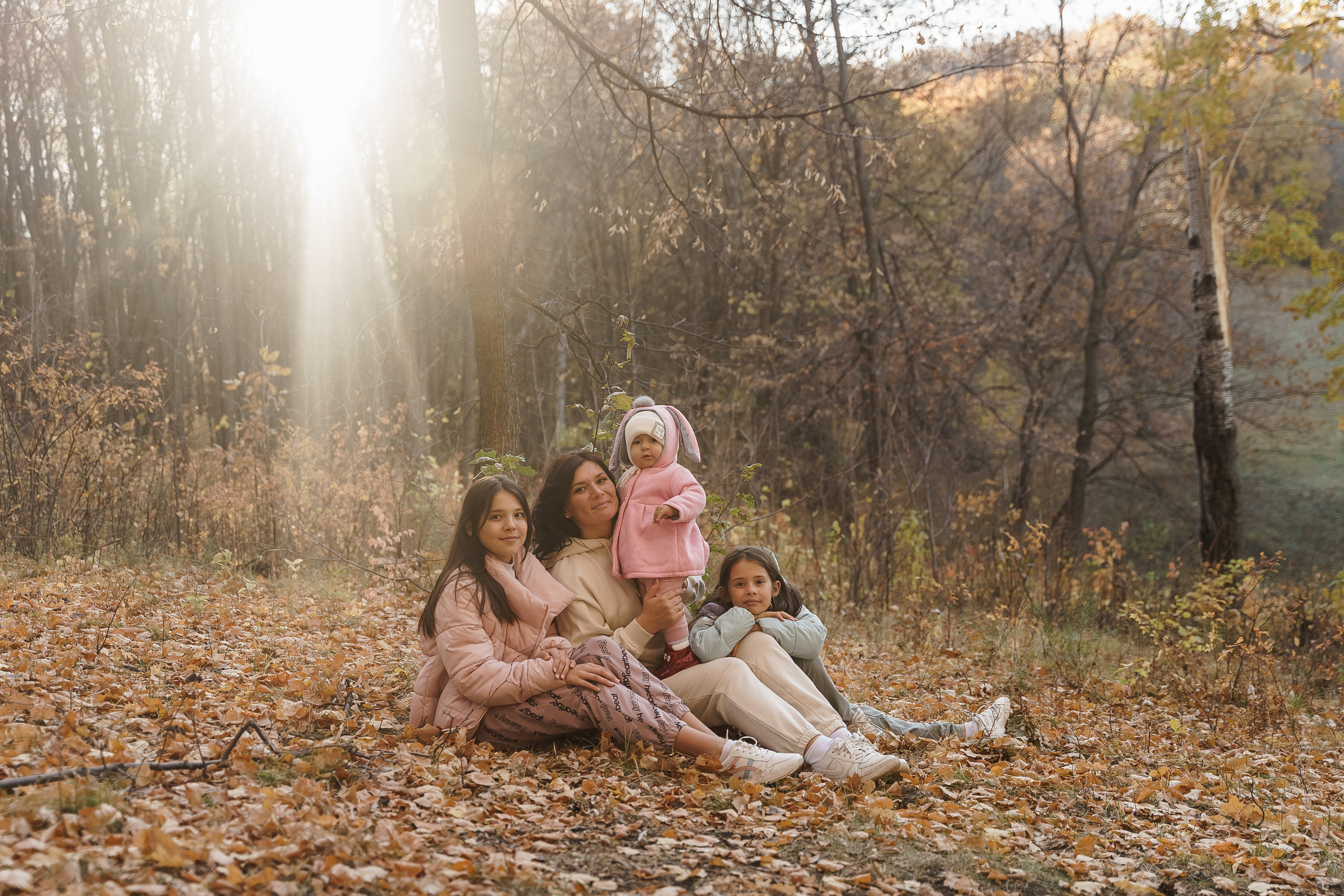Лилия с дочками. Свадебный семейный фотограф Ксения Божко Уфа Раевка никах в Нарыстау