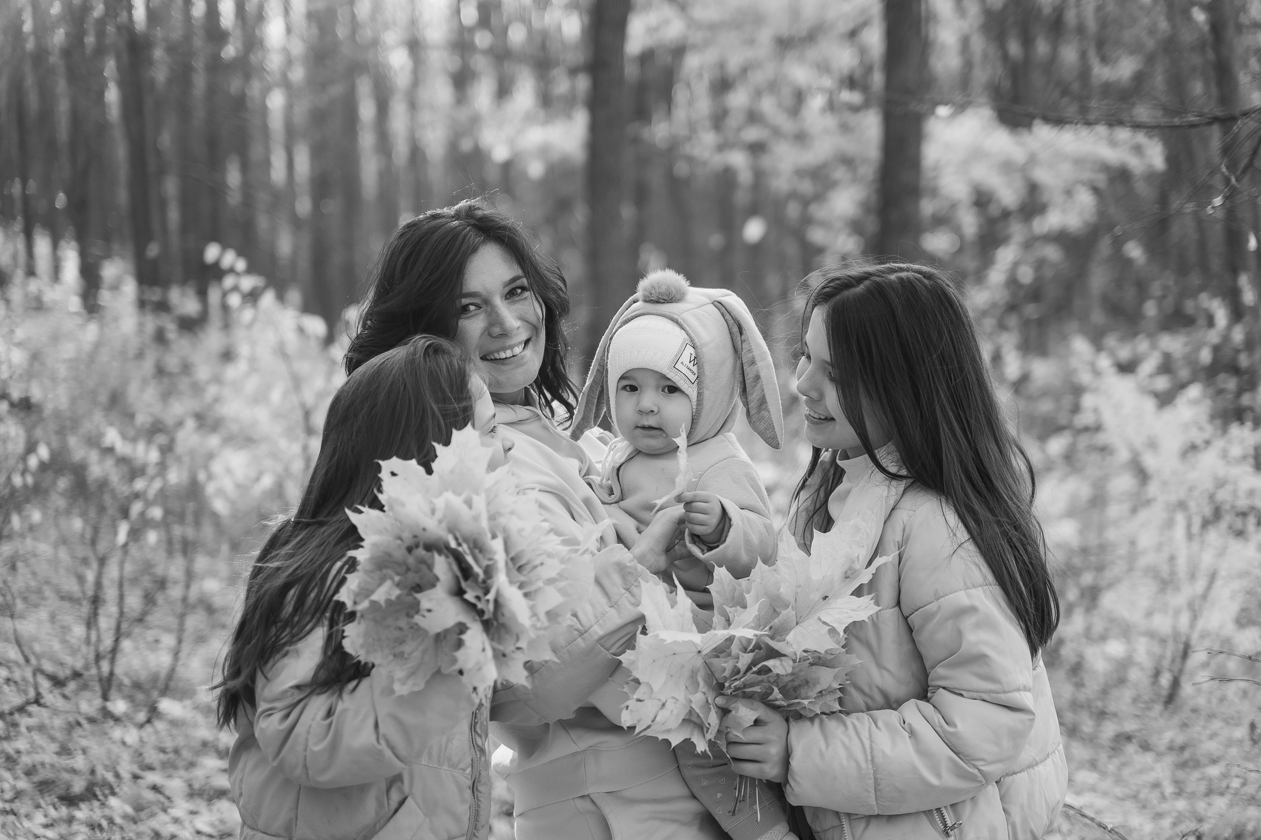 Лилия с дочками. Свадебный семейный фотограф Ксения Божко Уфа Раевка никах в Нарыстау