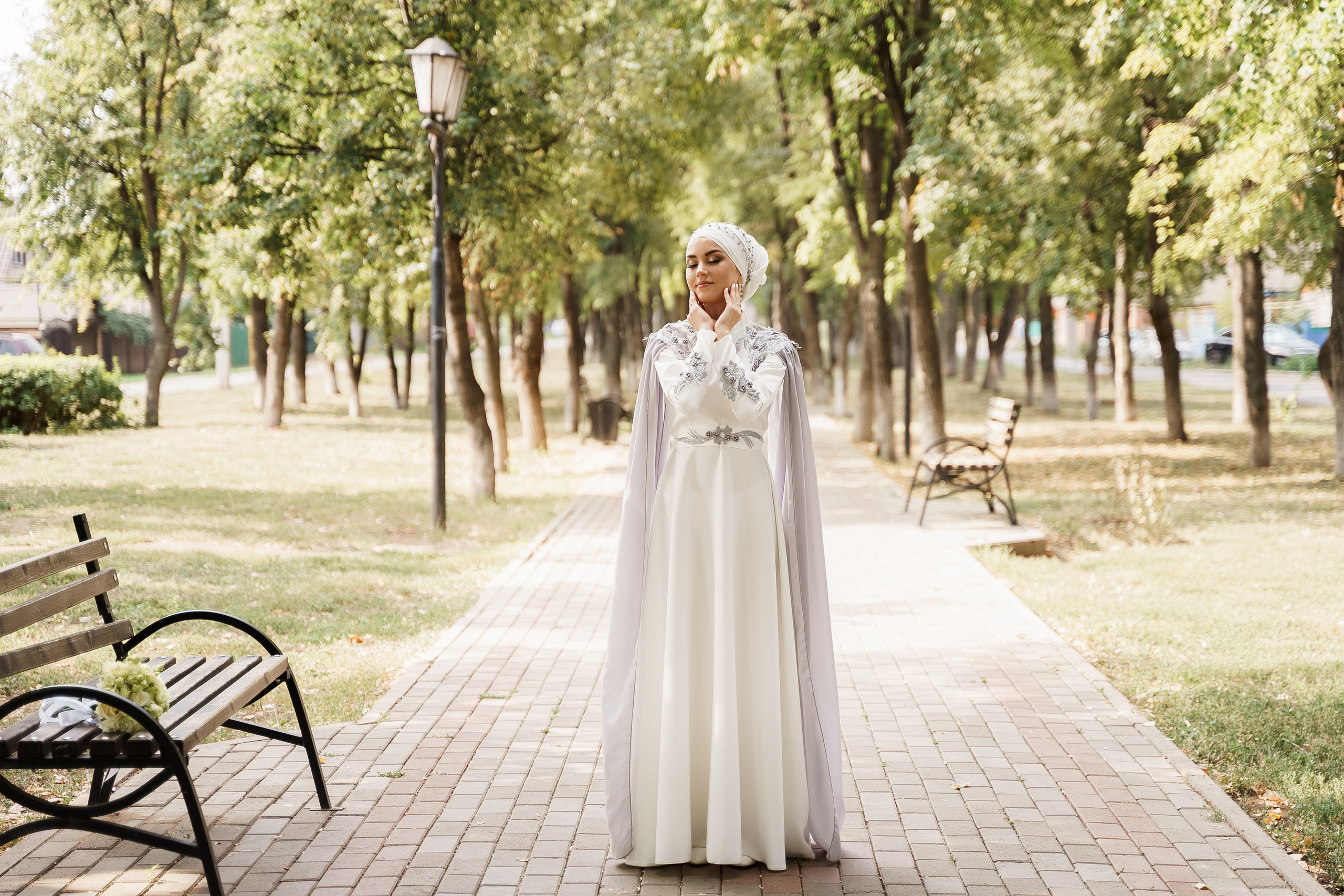 Венер и Линара, Соборная мечеть им. Хусаин-Бека. Свадебный семейный фотограф Ксения Божко Уфа Раевка никах в Нарыстау