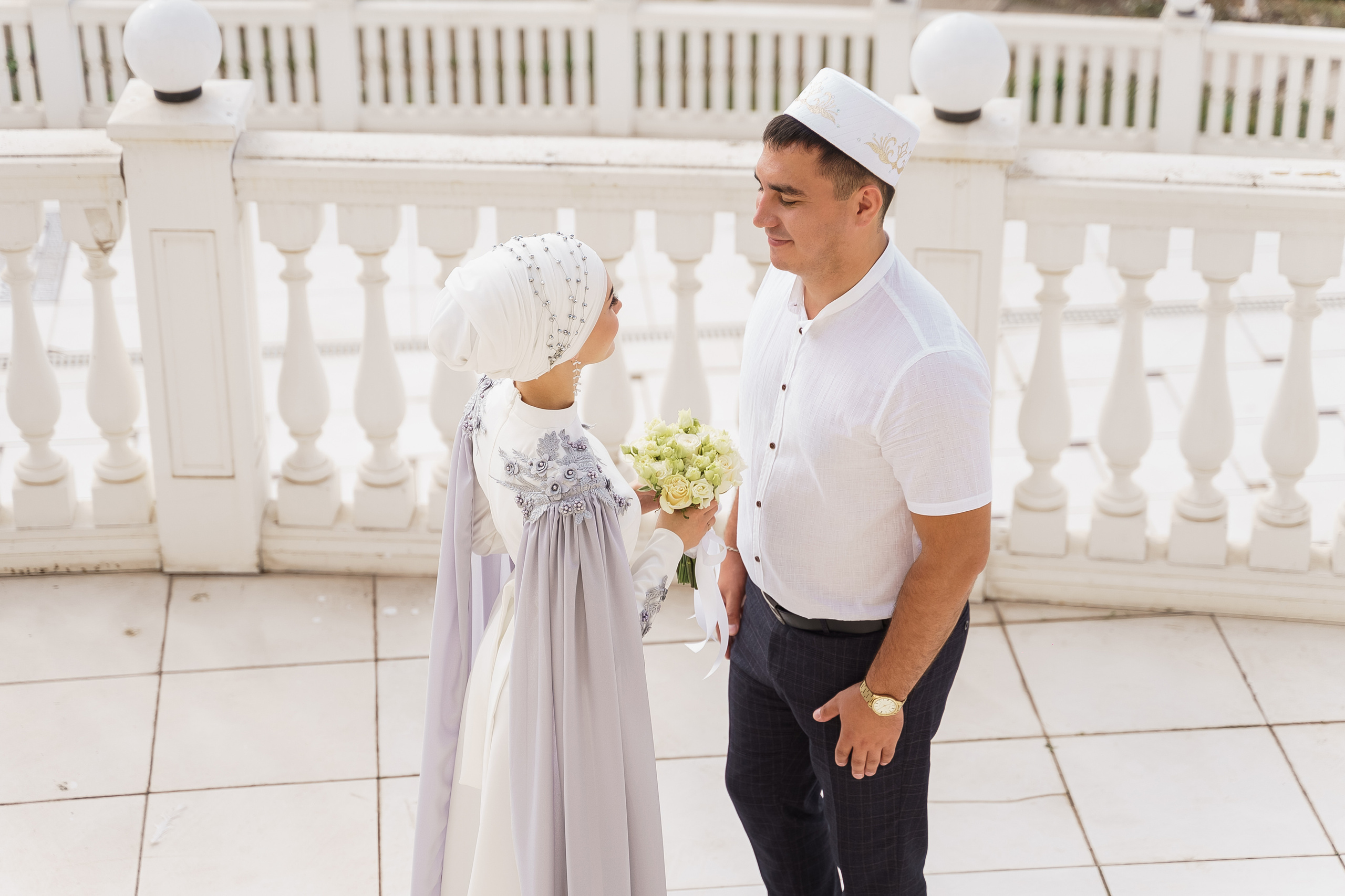 Венер и Линара, Соборная мечеть им. Хусаин-Бека. Свадебный семейный фотограф Ксения Божко Уфа Раевка никах в Нарыстау
