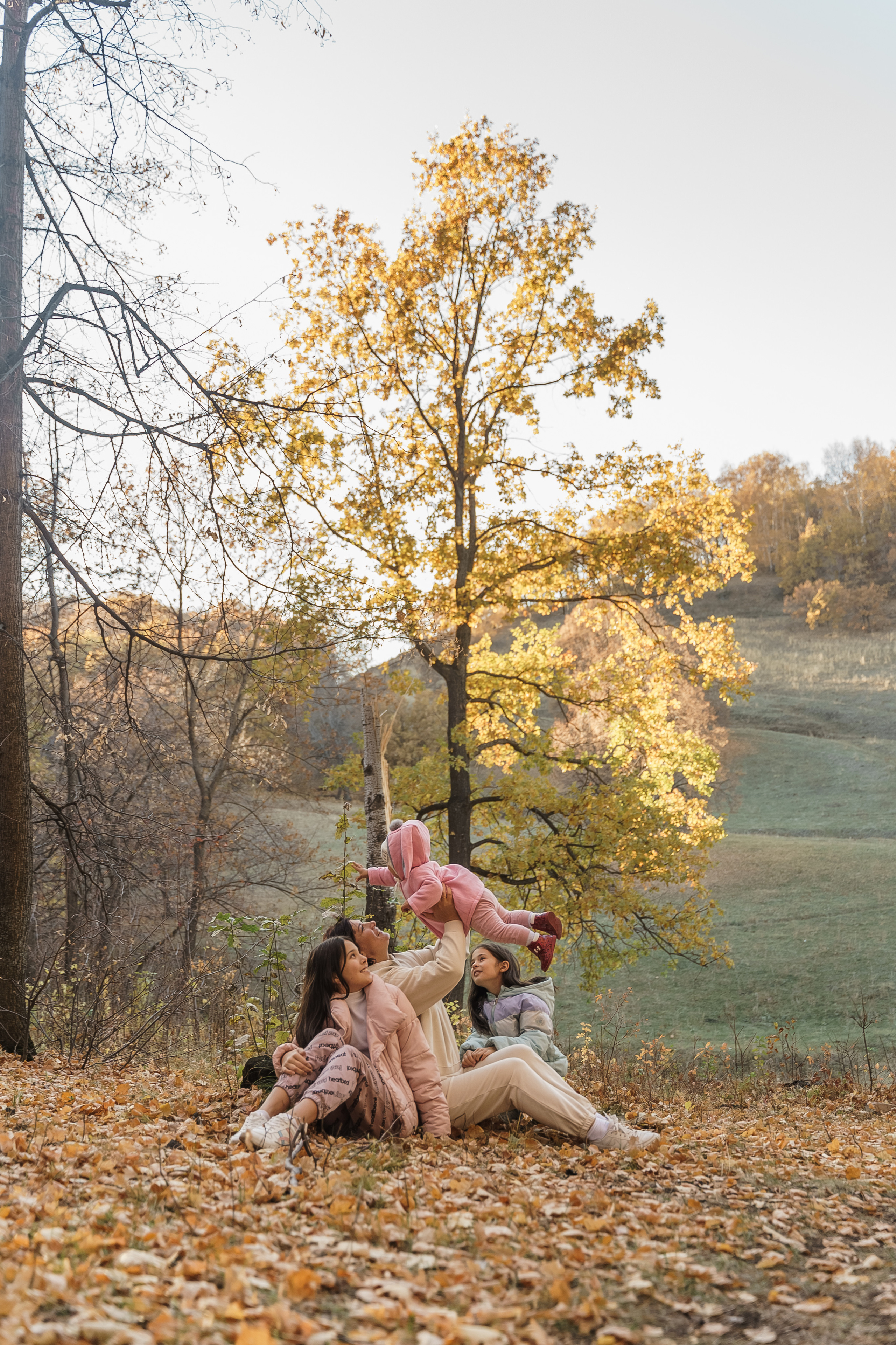 Лилия с дочками. Свадебный семейный фотограф Ксения Божко Уфа Раевка никах в Нарыстау