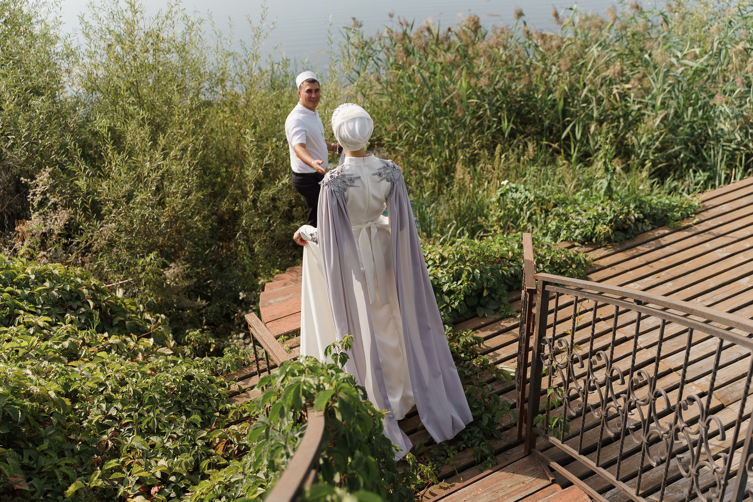 Венер и Линара, Соборная мечеть им. Хусаин-Бека. Свадебный семейный фотограф Ксения Божко Уфа Раевка никах в Нарыстау