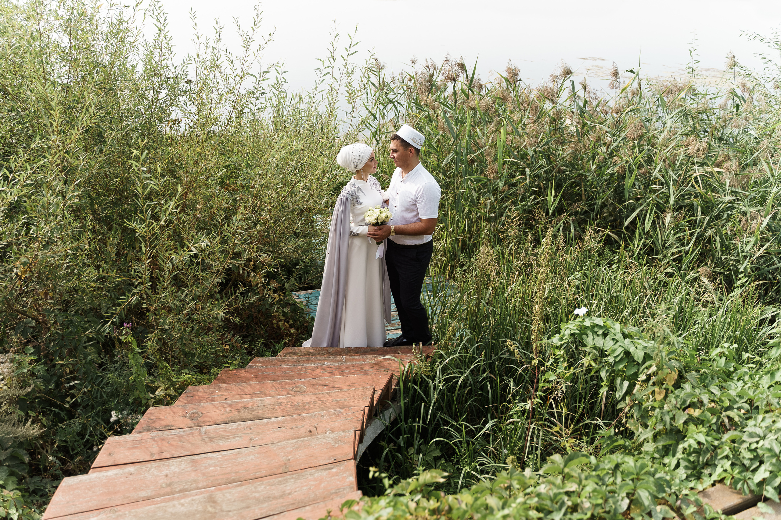 Венер и Линара, Соборная мечеть им. Хусаин-Бека. Свадебный семейный фотограф Ксения Божко Уфа Раевка никах в Нарыстау
