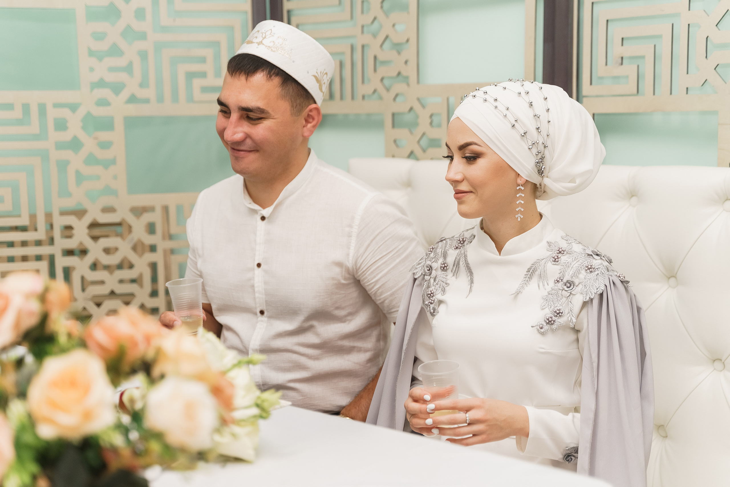 Венер и Линара, Соборная мечеть им. Хусаин-Бека. Свадебный семейный фотограф Ксения Божко Уфа Раевка никах в Нарыстау