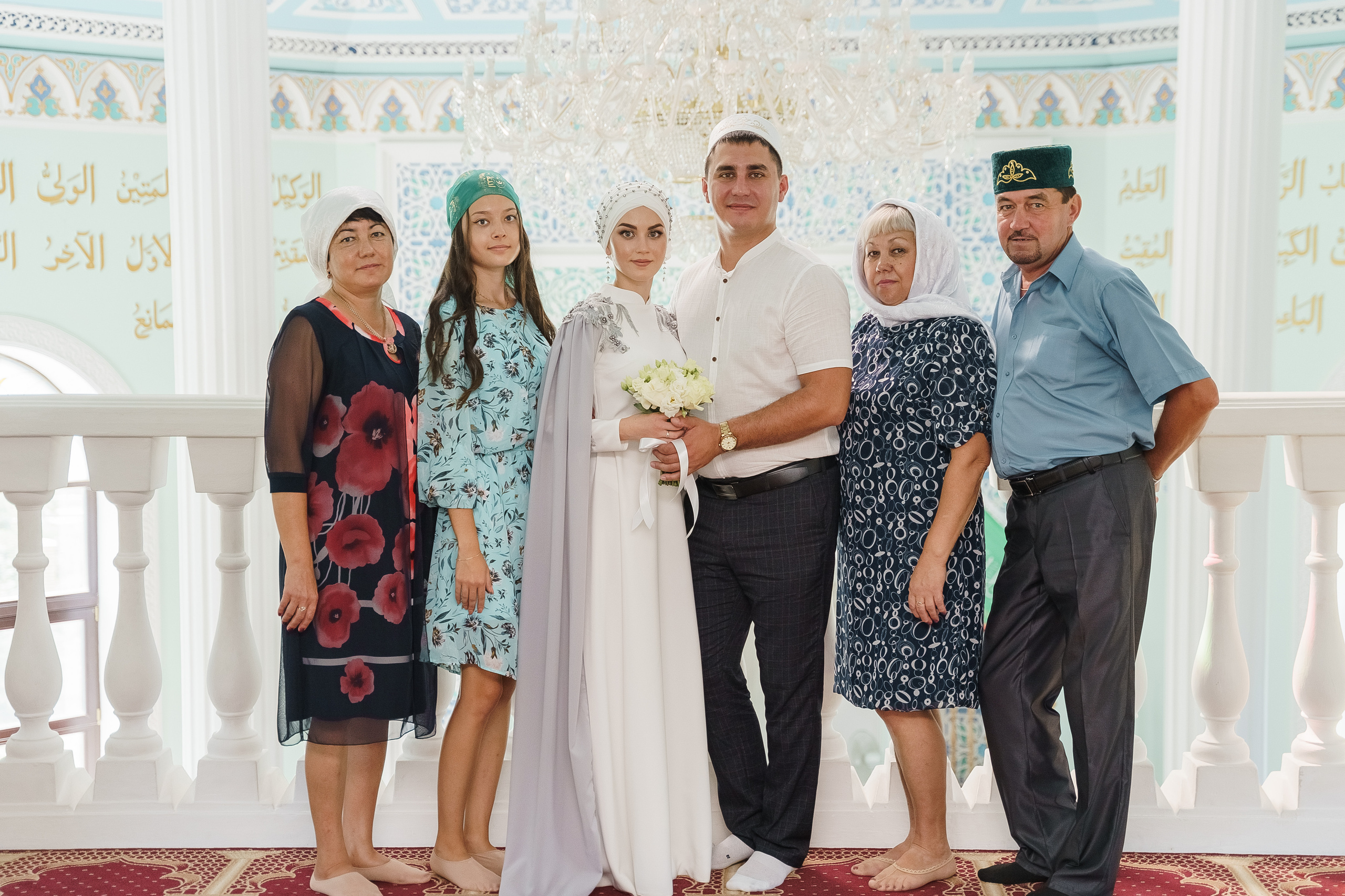 Венер и Линара, Соборная мечеть им. Хусаин-Бека. Свадебный семейный фотограф Ксения Божко Уфа Раевка никах в Нарыстау