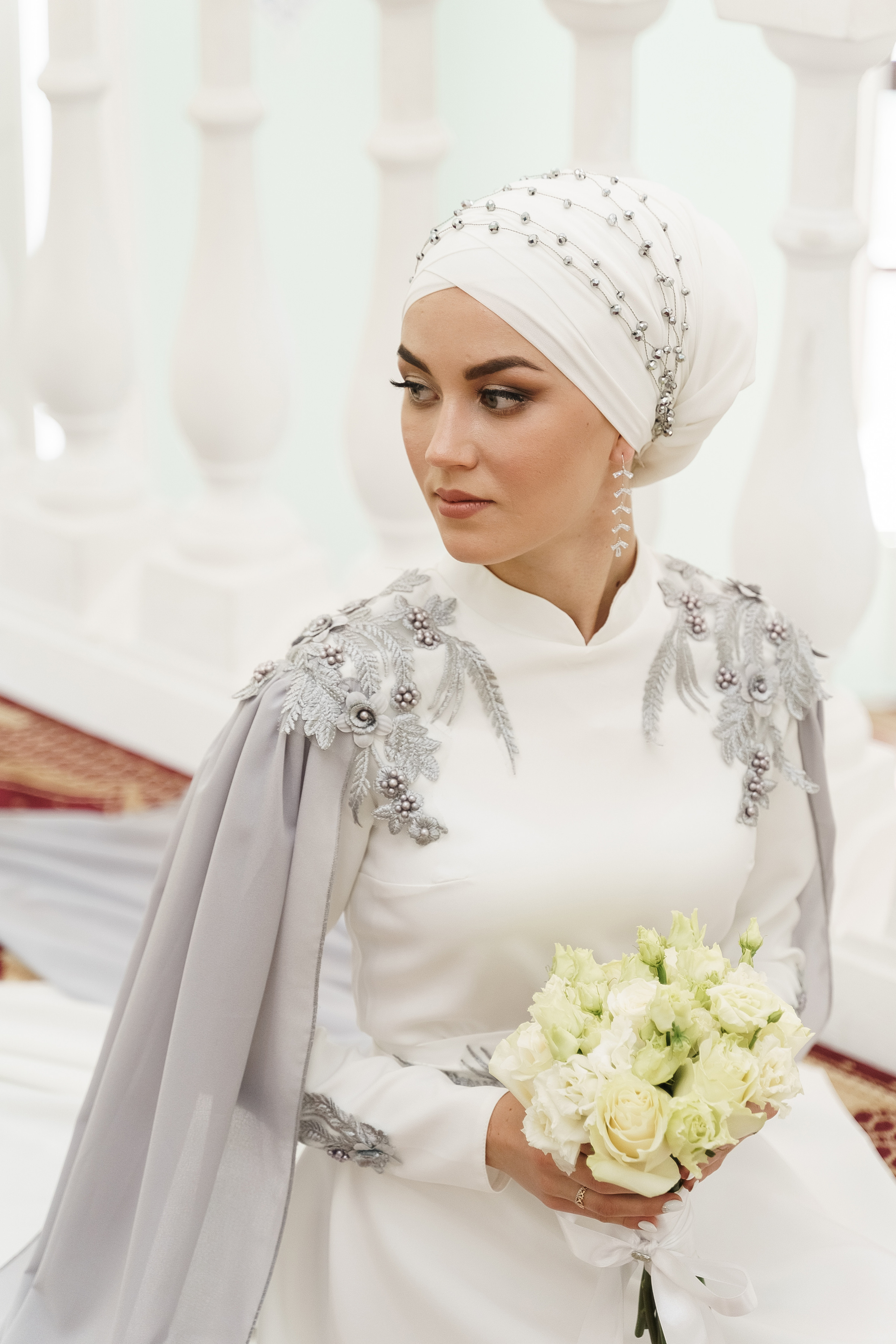 Венер и Линара, Соборная мечеть им. Хусаин-Бека. Свадебный семейный фотограф Ксения Божко Уфа Раевка никах в Нарыстау