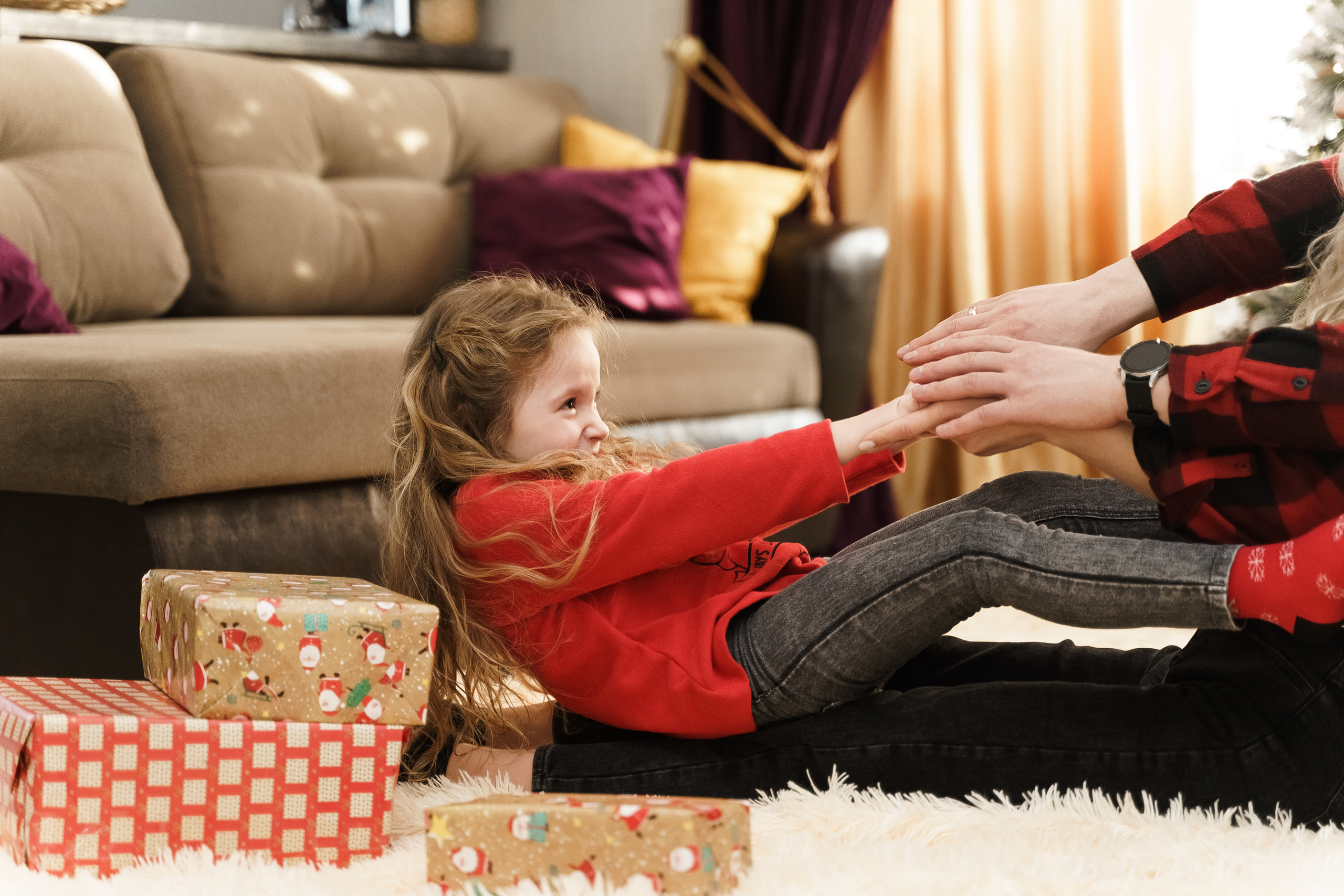 Алина, Алик и Малика — Новый год дома. Свадебный семейный фотограф Ксения Божко Уфа Раевка никах в Нарыстау