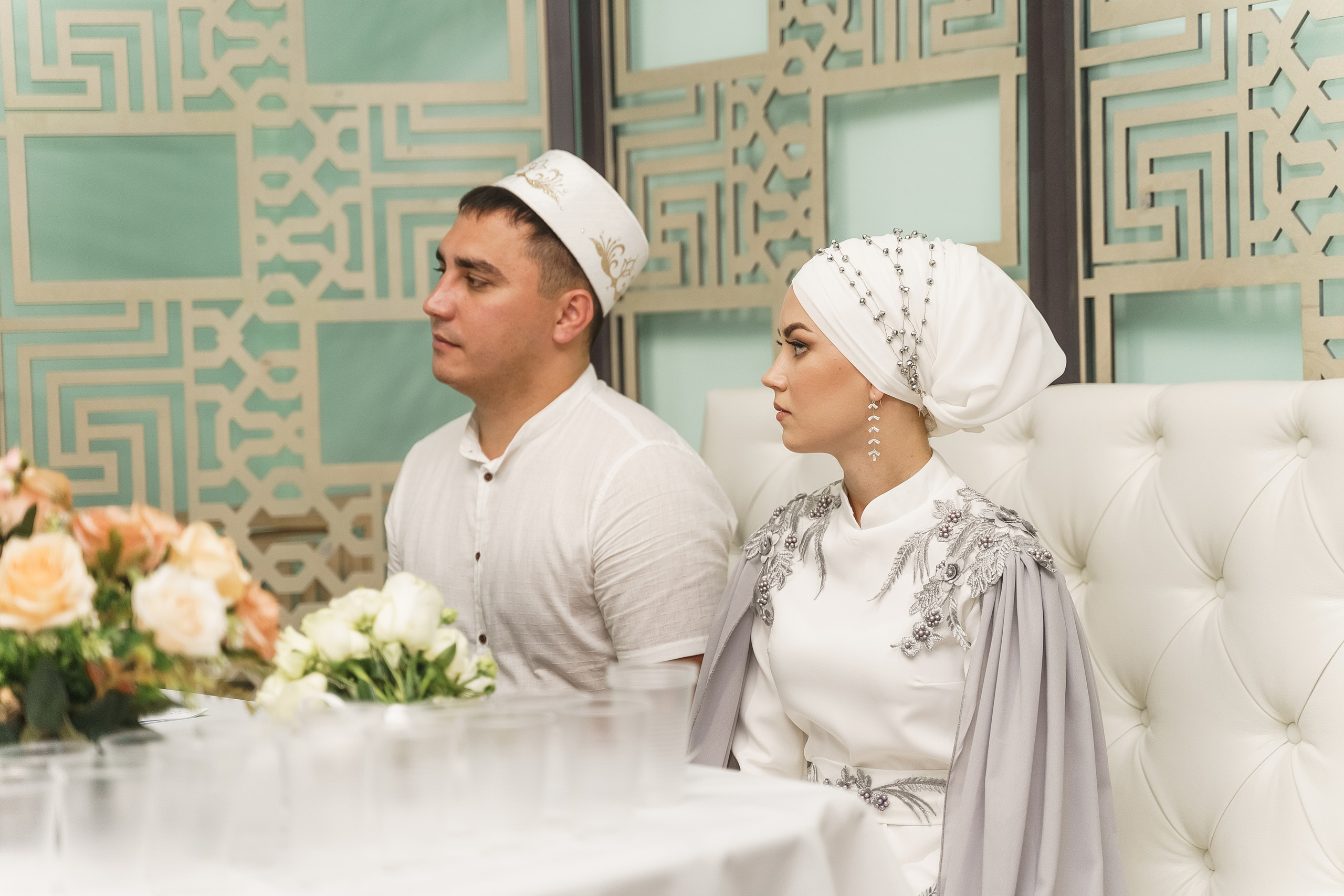 Венер и Линара, Соборная мечеть им. Хусаин-Бека. Свадебный семейный фотограф Ксения Божко Уфа Раевка никах в Нарыстау