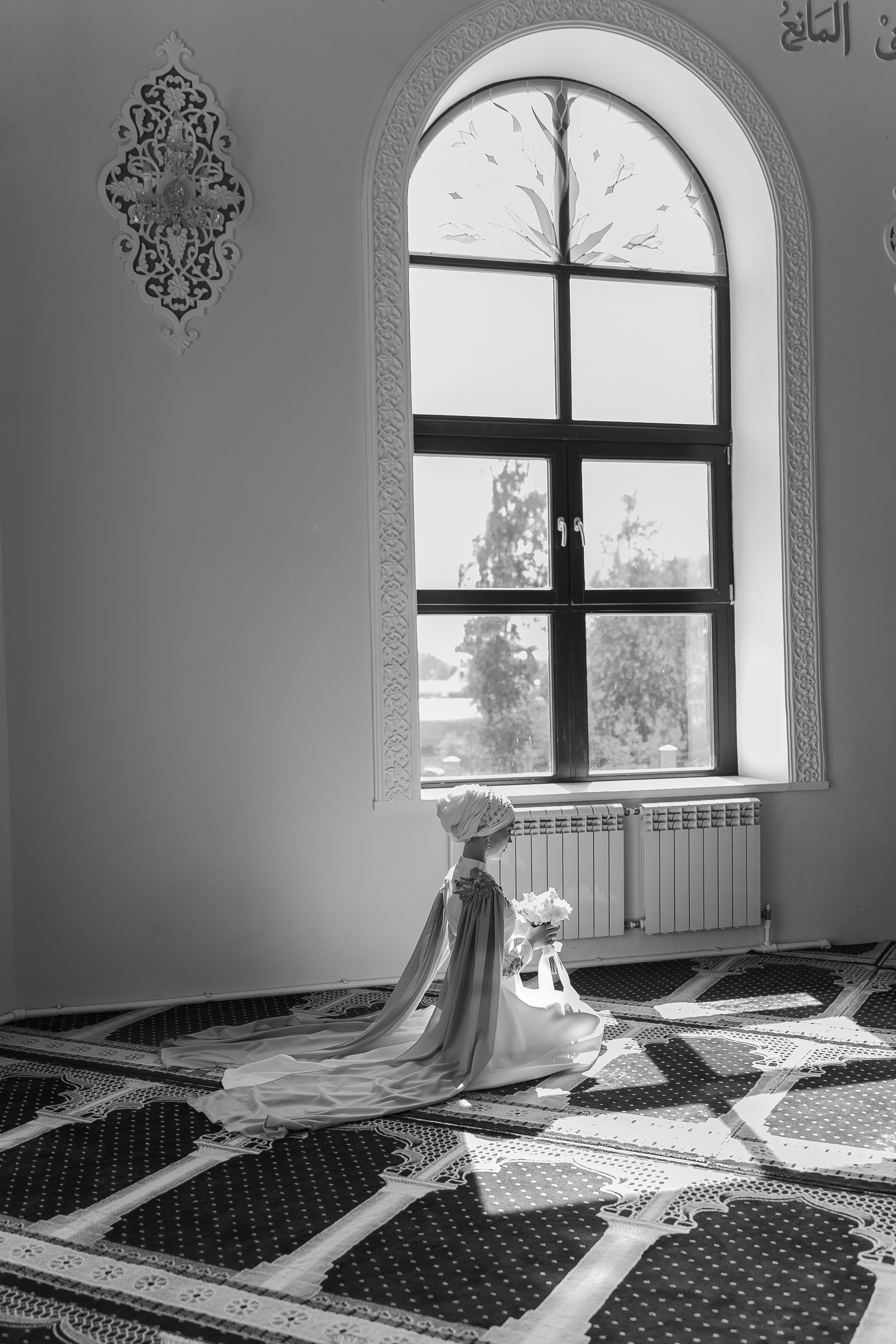 Венер и Линара, Соборная мечеть им. Хусаин-Бека. Свадебный семейный фотограф Ксения Божко Уфа Раевка никах в Нарыстау