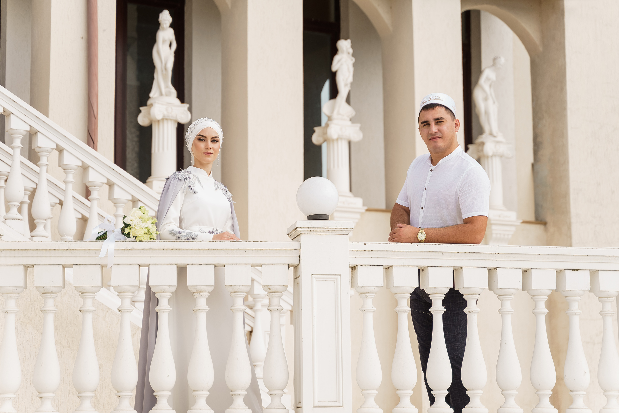 Венер и Линара, Соборная мечеть им. Хусаин-Бека. Свадебный семейный фотограф Ксения Божко Уфа Раевка никах в Нарыстау