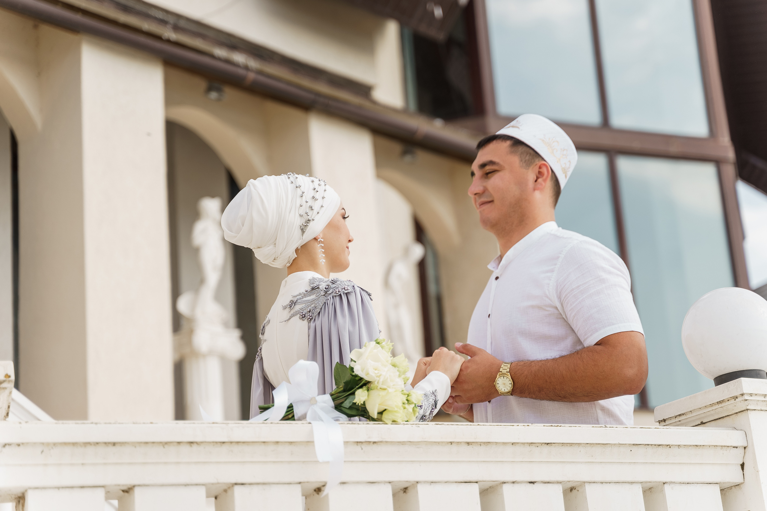 Венер и Линара, Соборная мечеть им. Хусаин-Бека. Свадебный семейный фотограф Ксения Божко Уфа Раевка никах в Нарыстау
