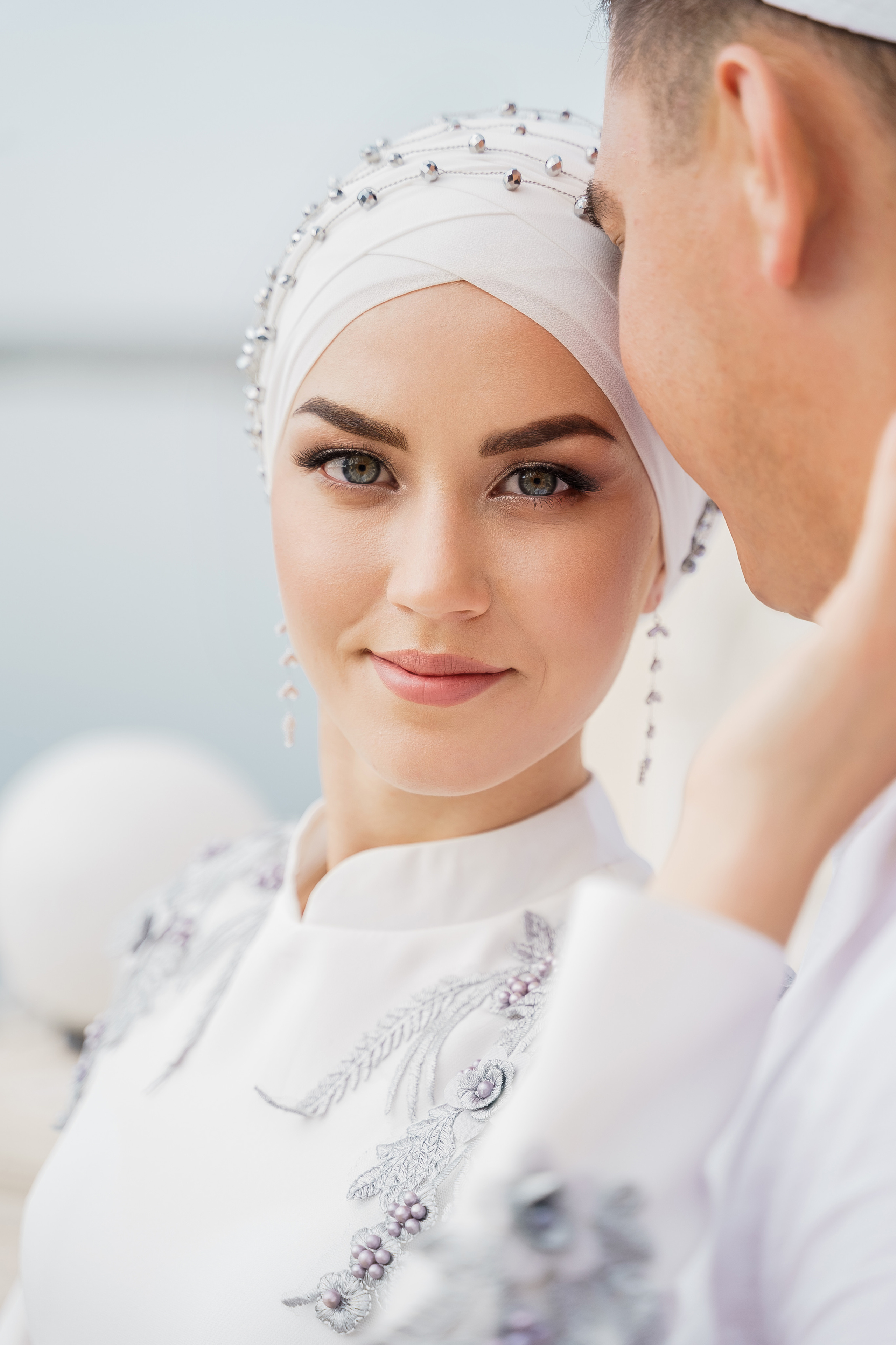 Венер и Линара, Соборная мечеть им. Хусаин-Бека. Свадебный семейный фотограф Ксения Божко Уфа Раевка никах в Нарыстау