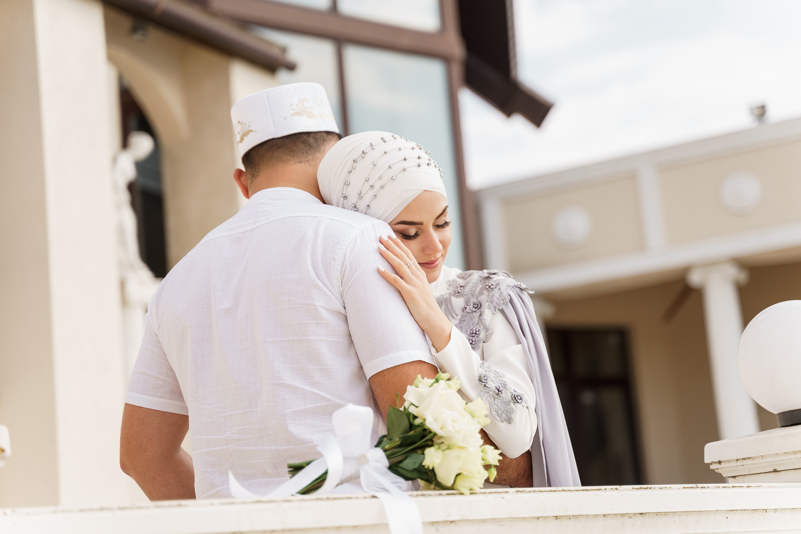 Венер и Линара, Соборная мечеть им. Хусаин-Бека. Свадебный семейный фотограф Ксения Божко Уфа Раевка никах в Нарыстау