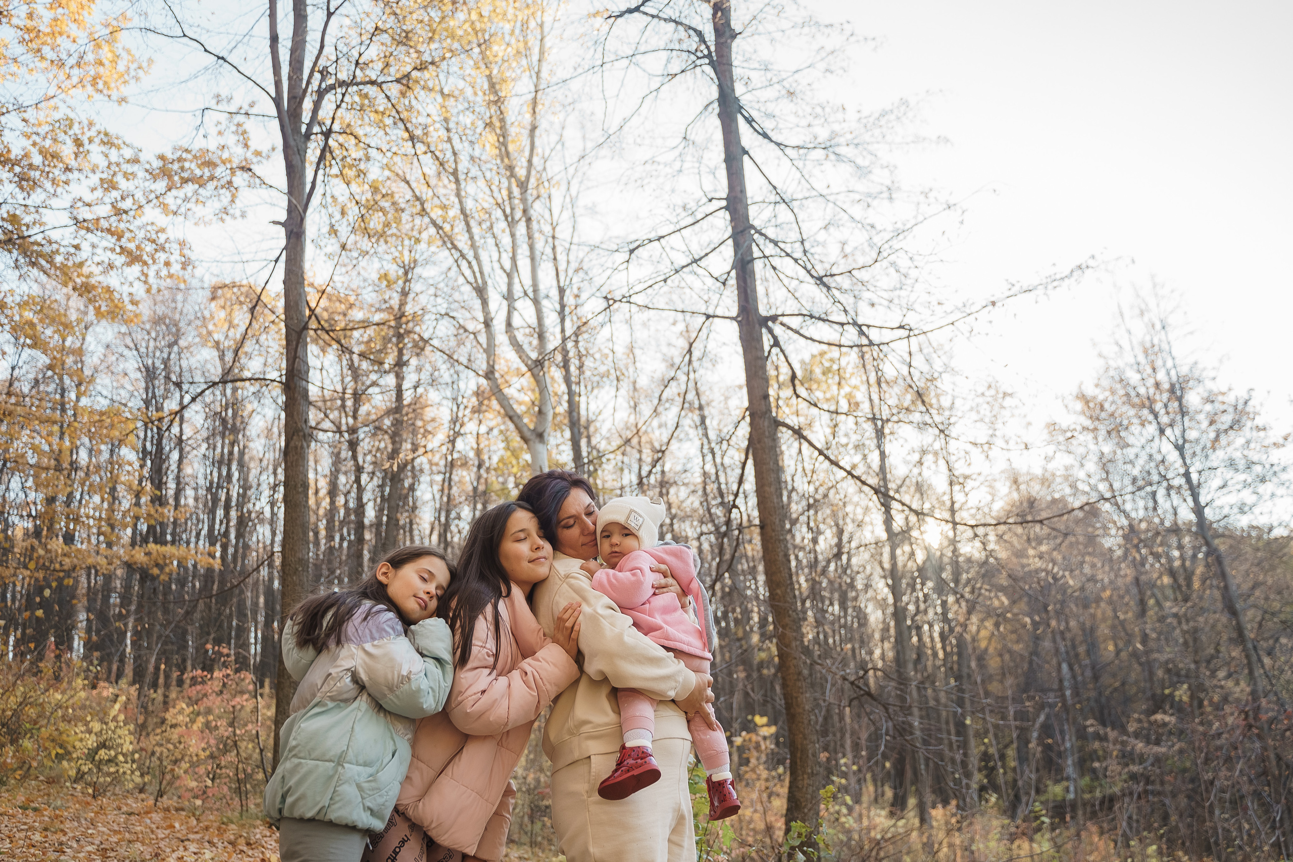 Лилия с дочками. Свадебный семейный фотограф Ксения Божко Уфа Раевка никах в Нарыстау