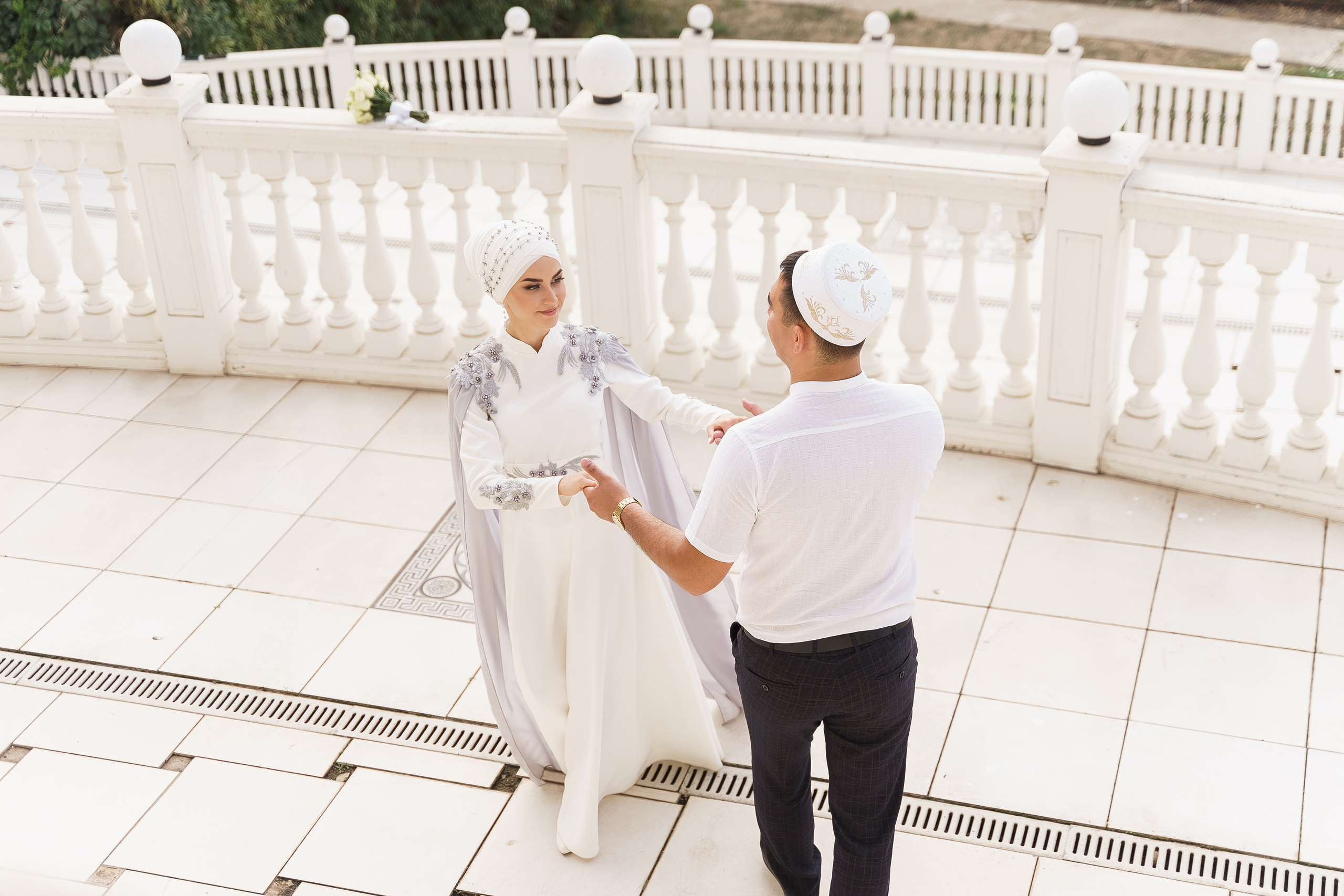 Венер и Линара, Соборная мечеть им. Хусаин-Бека. Свадебный семейный фотограф Ксения Божко Уфа Раевка никах в Нарыстау