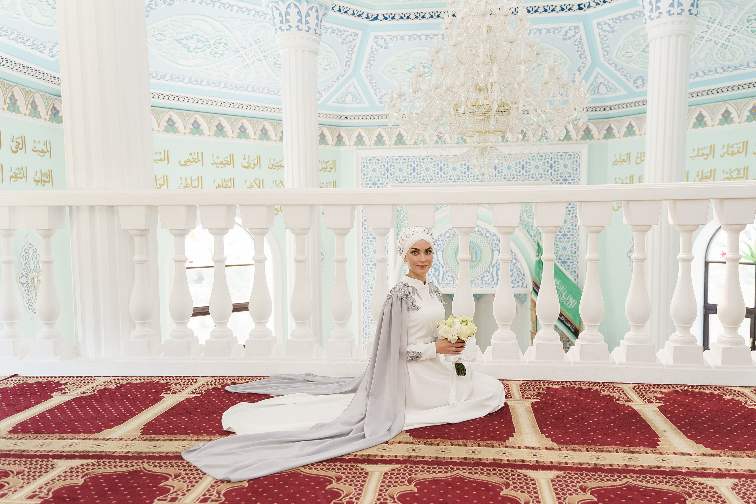 Венер и Линара, Соборная мечеть им. Хусаин-Бека. Свадебный семейный фотограф Ксения Божко Уфа Раевка никах в Нарыстау