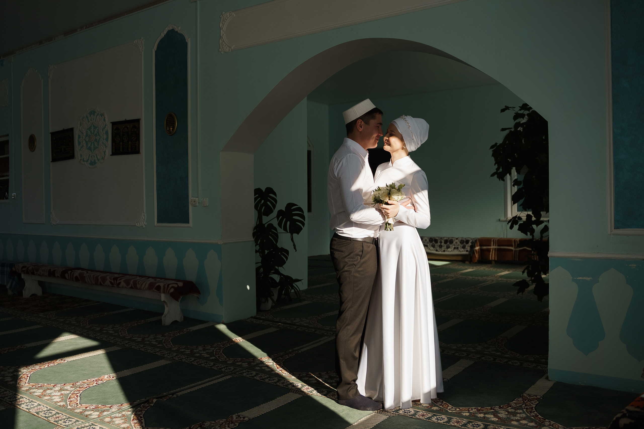 Алмаз и Юлия, Раевская мечеть. Свадебный семейный фотограф Ксения Божко Уфа Раевка никах в Нарыстау