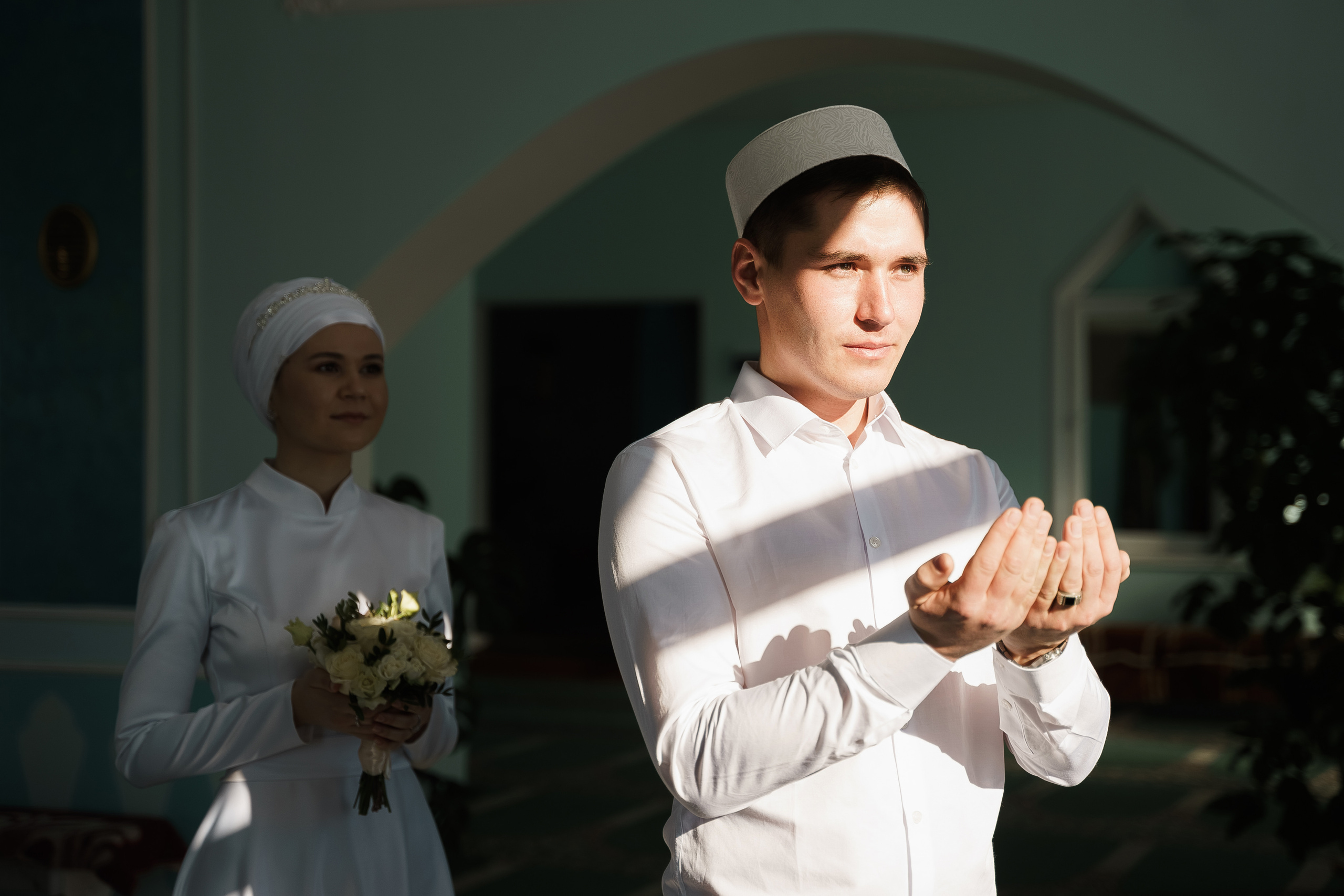 Алмаз и Юлия, Раевская мечеть. Свадебный семейный фотограф Ксения Божко Уфа Раевка никах в Нарыстау