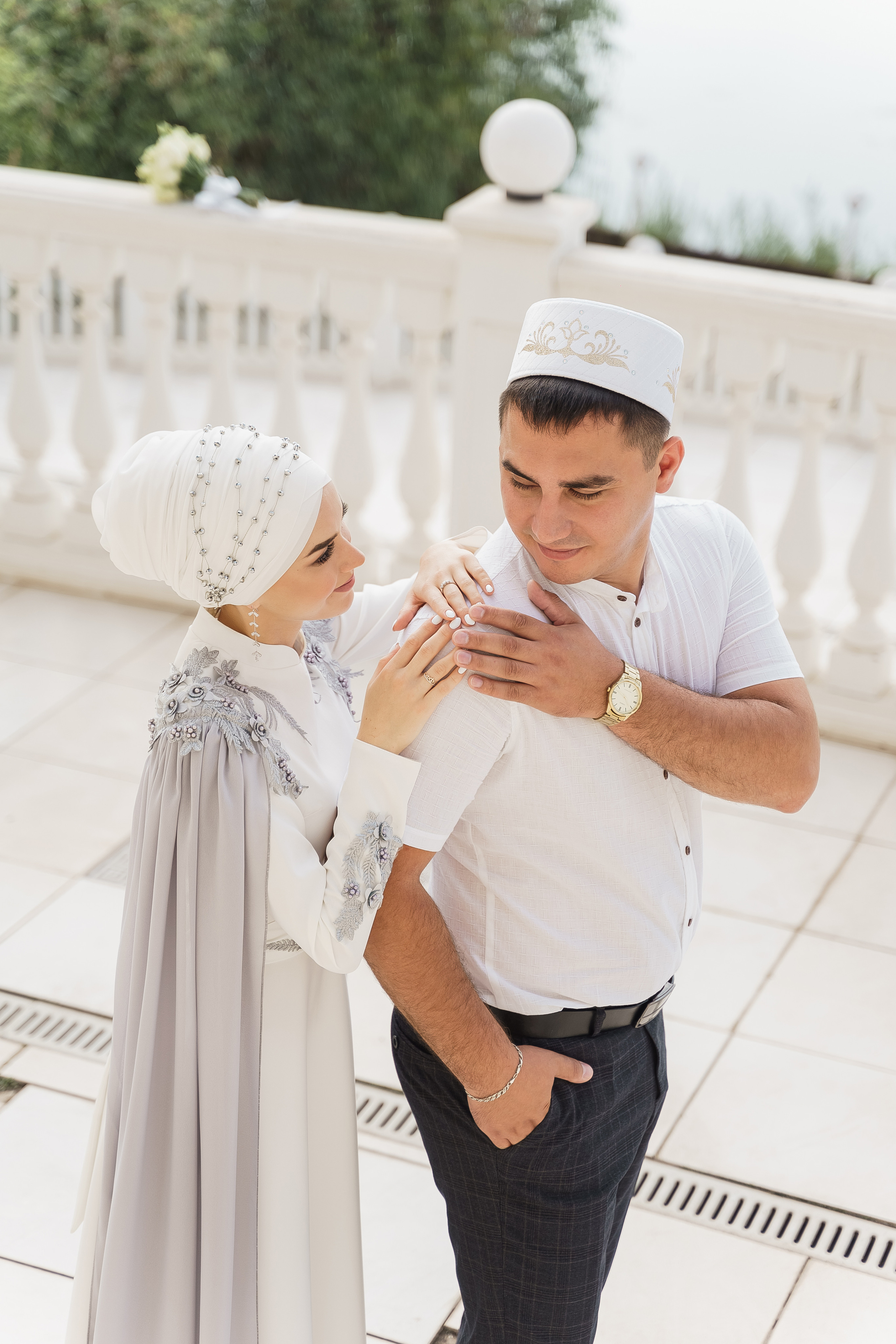 Венер и Линара, Соборная мечеть им. Хусаин-Бека. Свадебный семейный фотограф Ксения Божко Уфа Раевка никах в Нарыстау