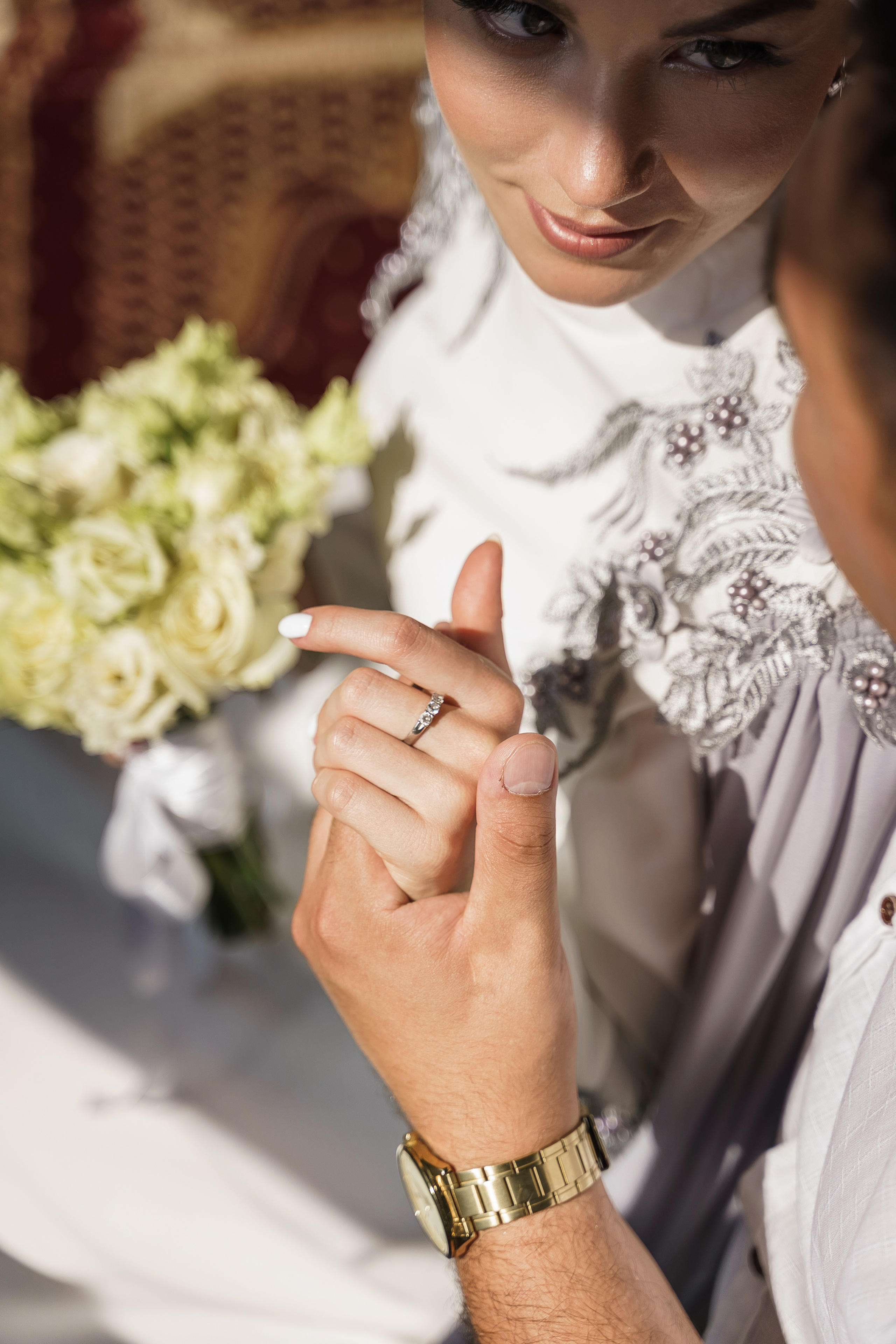 Венер и Линара, Соборная мечеть им. Хусаин-Бека. Свадебный семейный фотограф Ксения Божко Уфа Раевка никах в Нарыстау