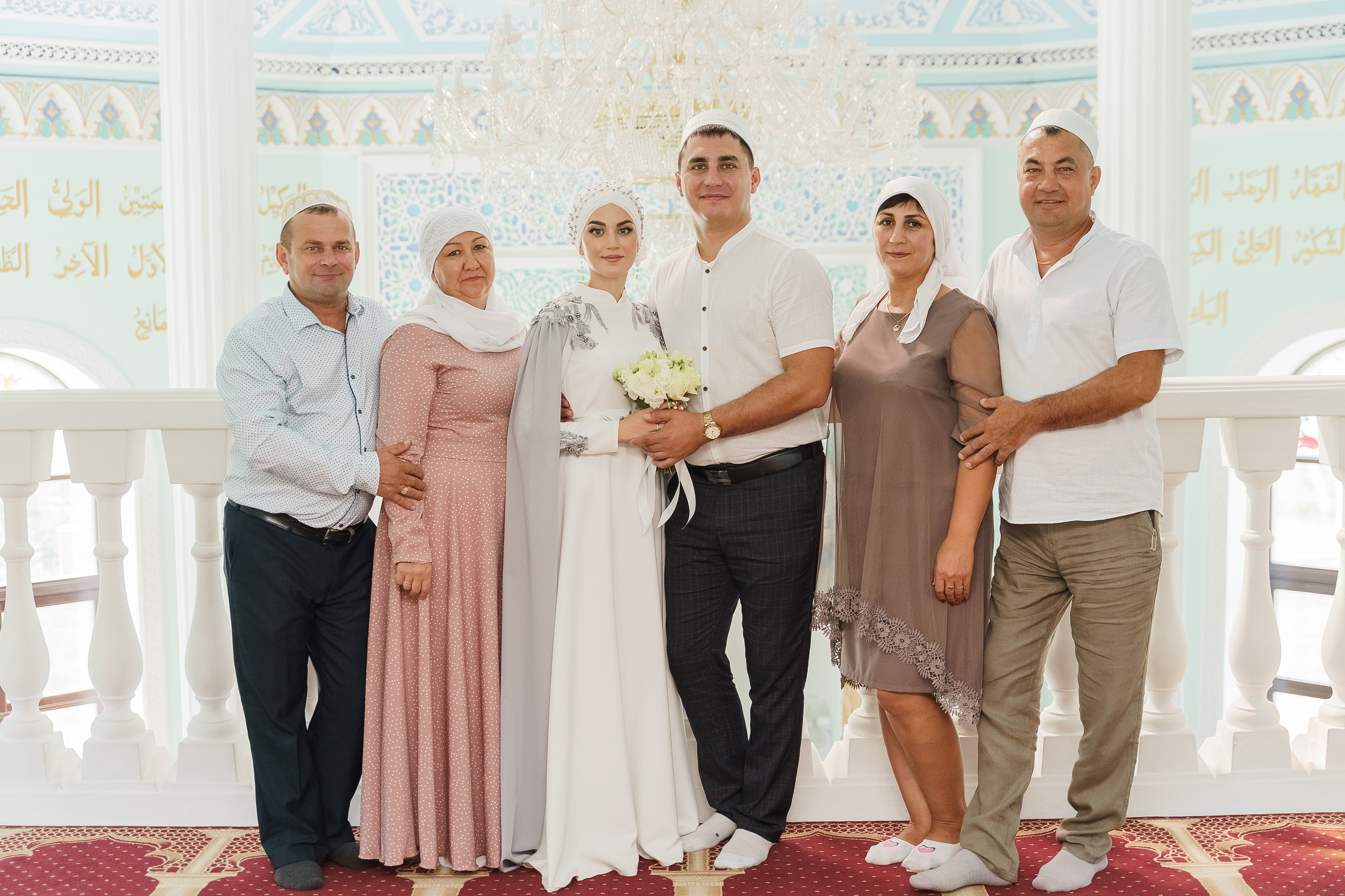 Венер и Линара, Соборная мечеть им. Хусаин-Бека. Свадебный семейный фотограф Ксения Божко Уфа Раевка никах в Нарыстау